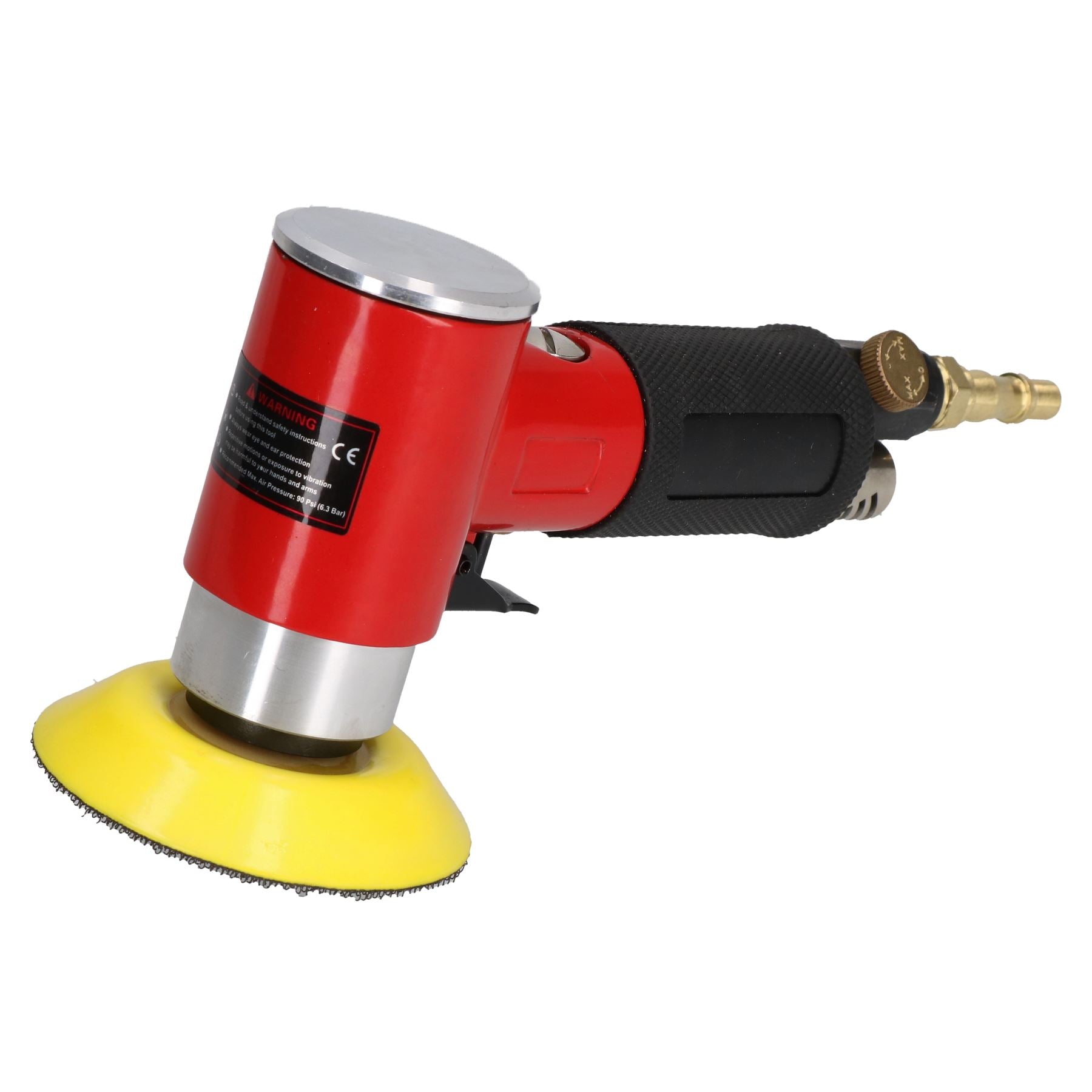 Mini meuleuse d'angle orbitale pneumatique 2" et 3" avec support à double action