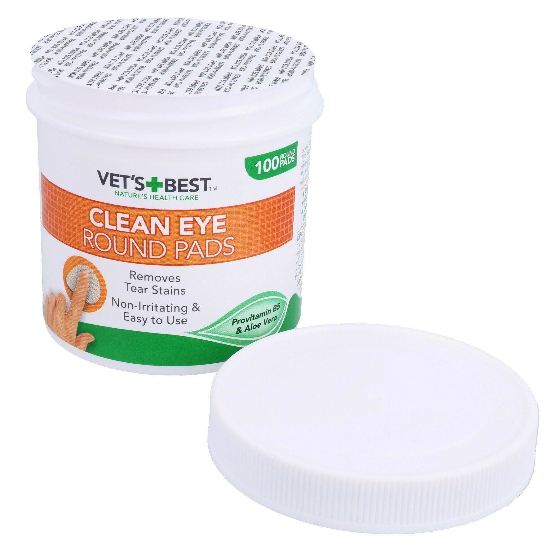 600PK Hund Welpen Haustier Auge Reinigung Runde Pads Tücher Tränen Fleck Entferner