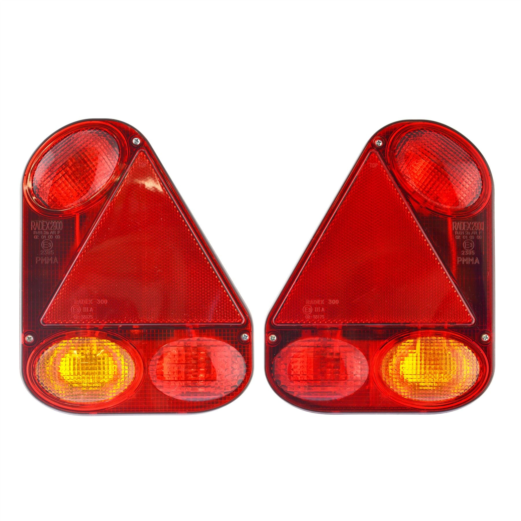 Anhängerleuchten Radex Rechts & Links für Ifor Williams, Einbauleuchte TR221_203