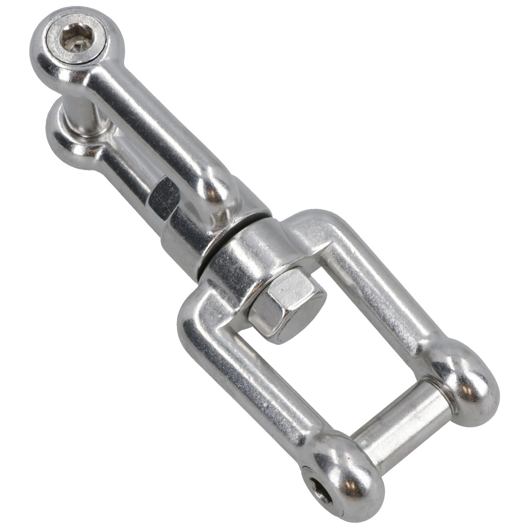 Swivel Shackle Anchor Chain 10mm Jaw Hexagonal Socket 316 Stainless Steel