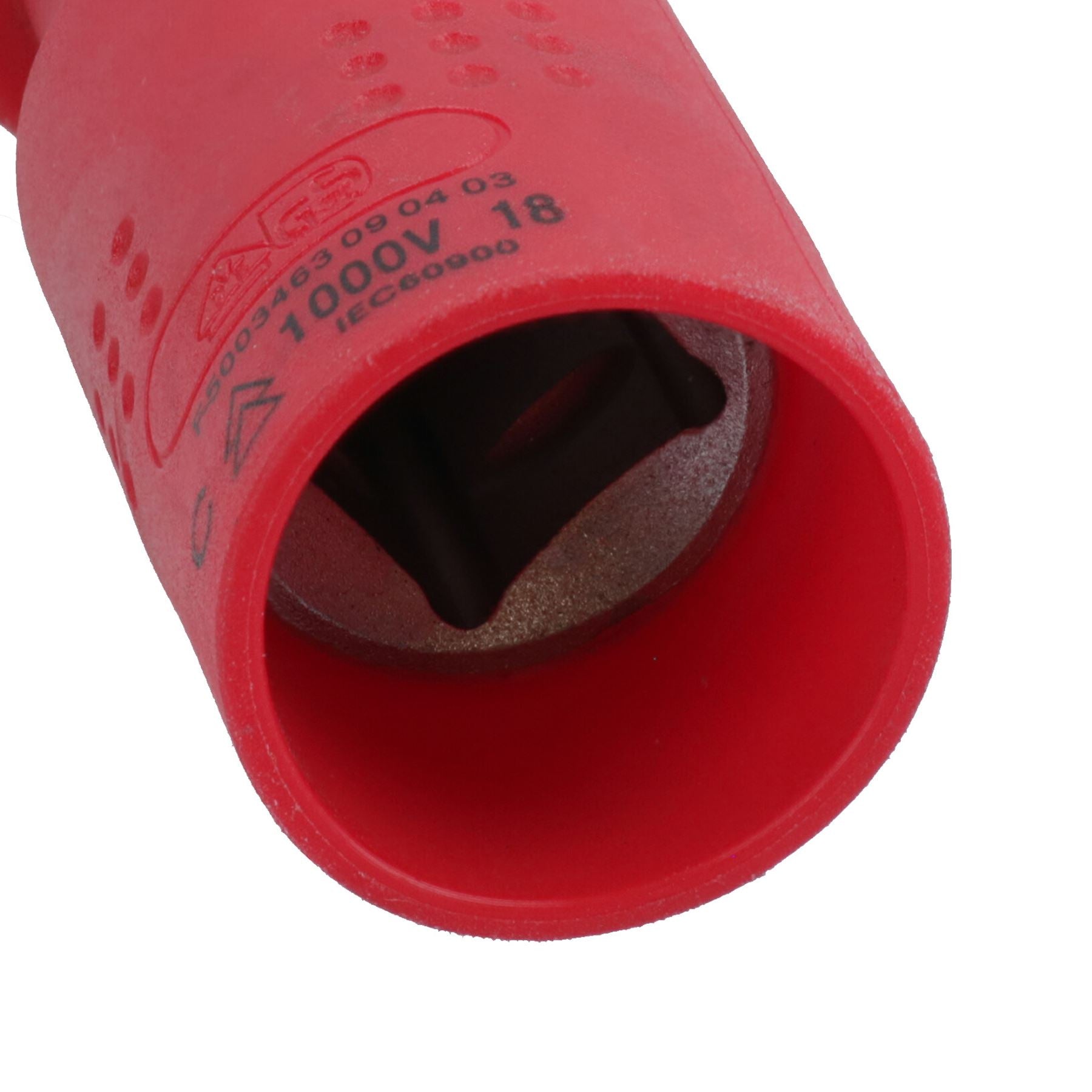 1/2-Zoll-Antrieb, VDE-Spritzguss-Isolierung, VDE-Steckschlüssel-Verlängerung, 5 Zoll (125 mm),