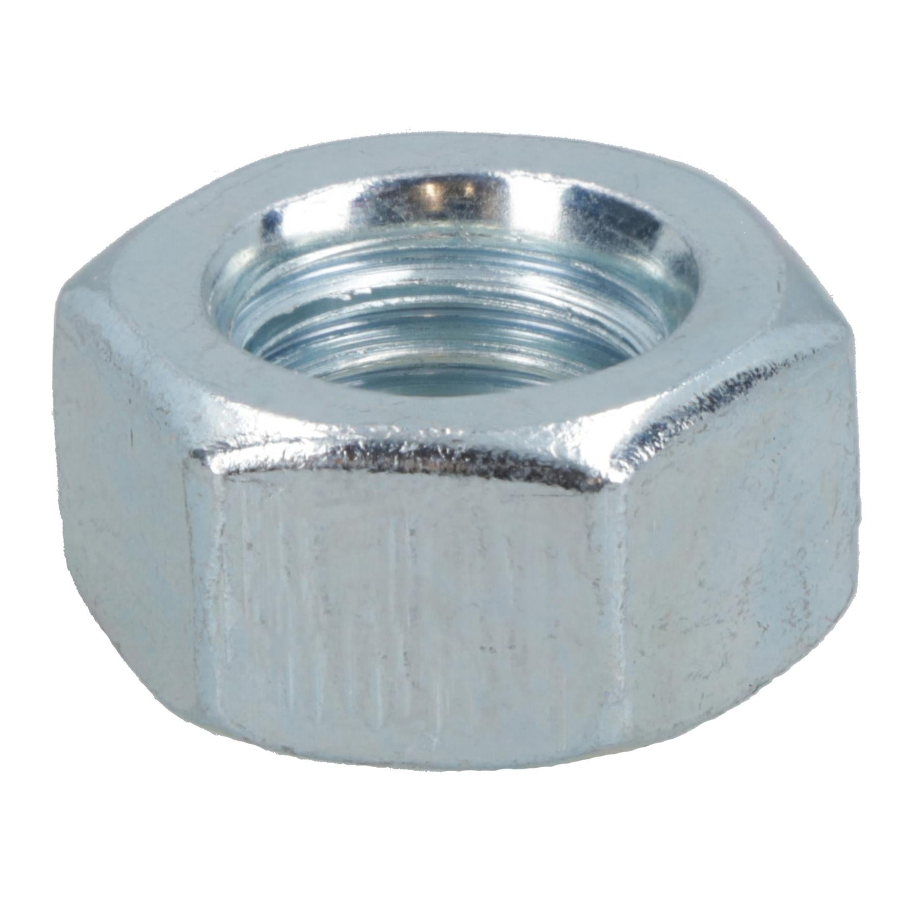M10 x 1.5mm Hex Full Nut Fastener Hexagonal Metric Nuts Grade 8 Zinc Plated