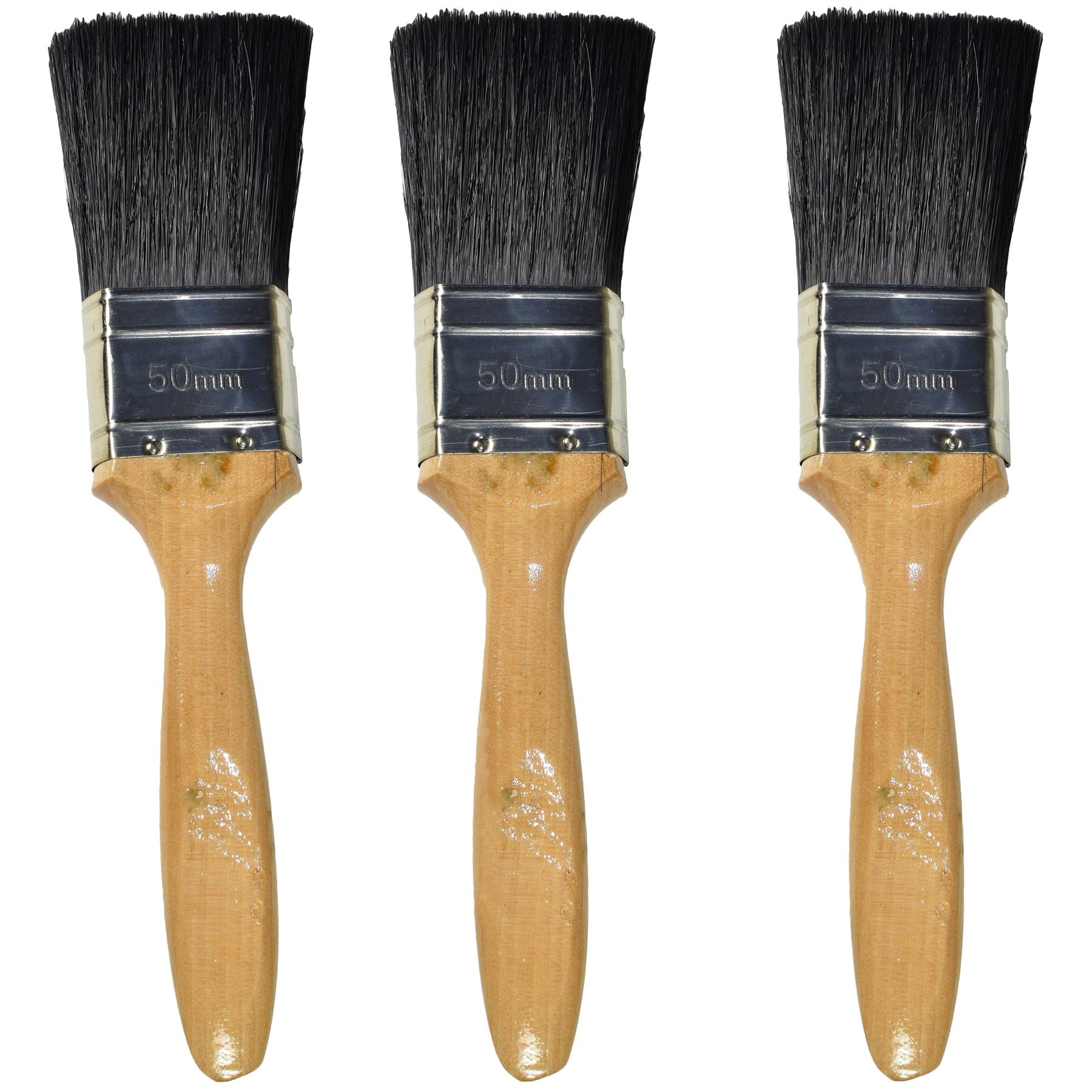 1" 1.5" 2" Paint Brush Painters And Decorators Decorating With Wooden Handles