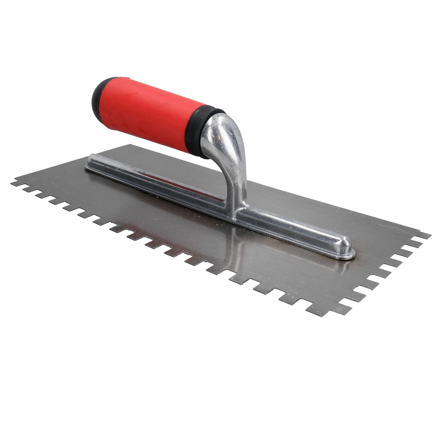 Aluminium-Gipser-Verputzbrett + 8 mm quadratische Zahnkelle