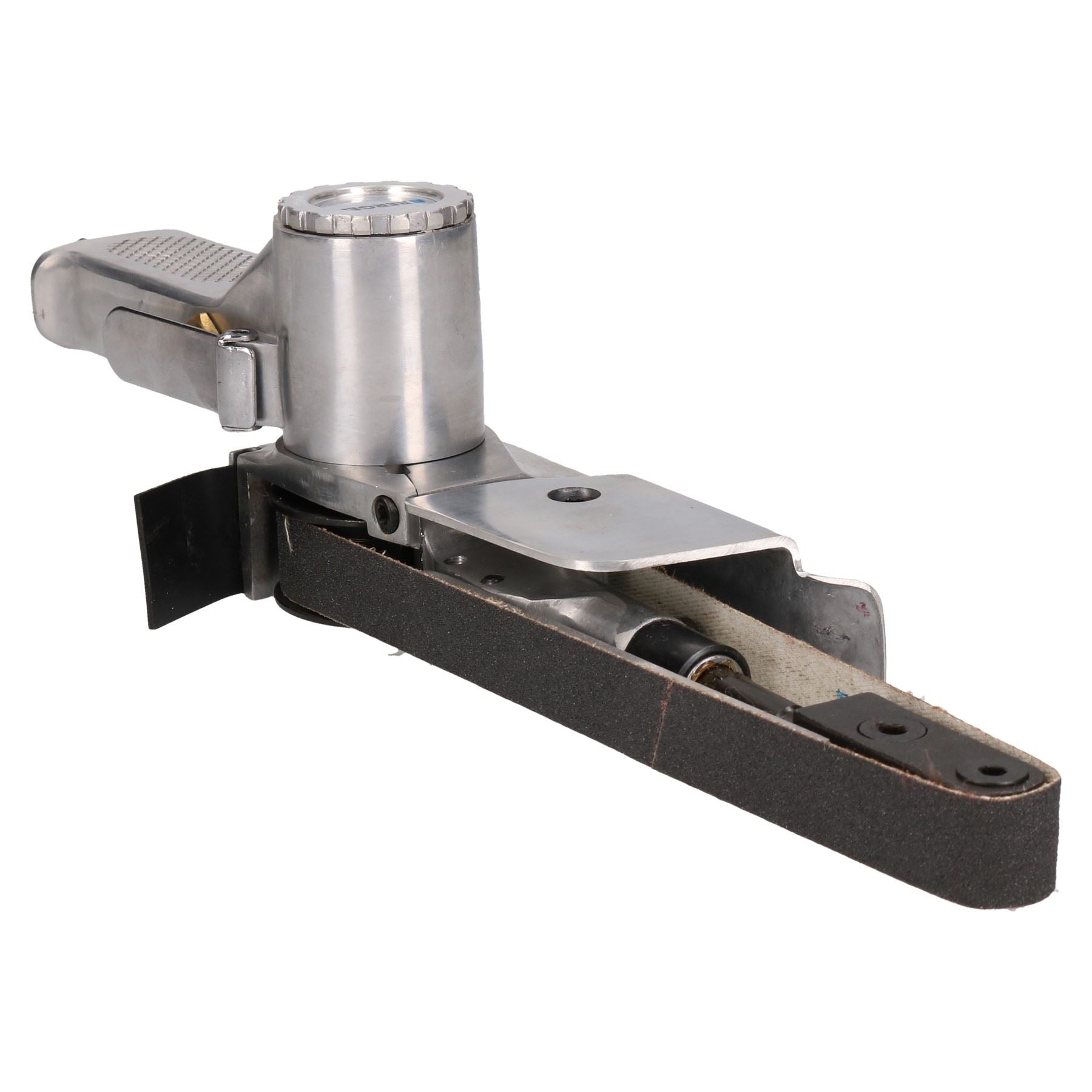 20 mm breiter Druckluft-Finger-Bandschleifer, Power-Feilen-Detailschleifer, Schleifen + 25 Bänder