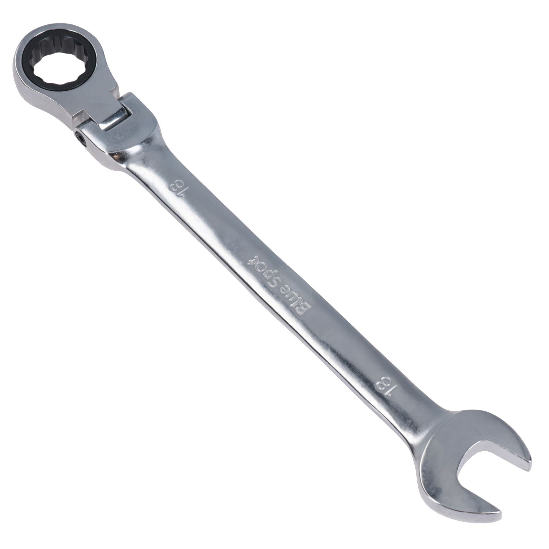 MM Metric Flexible Combination Ratchet Spanner Wrench Bi-Hex 12 Sided 72 Teeth