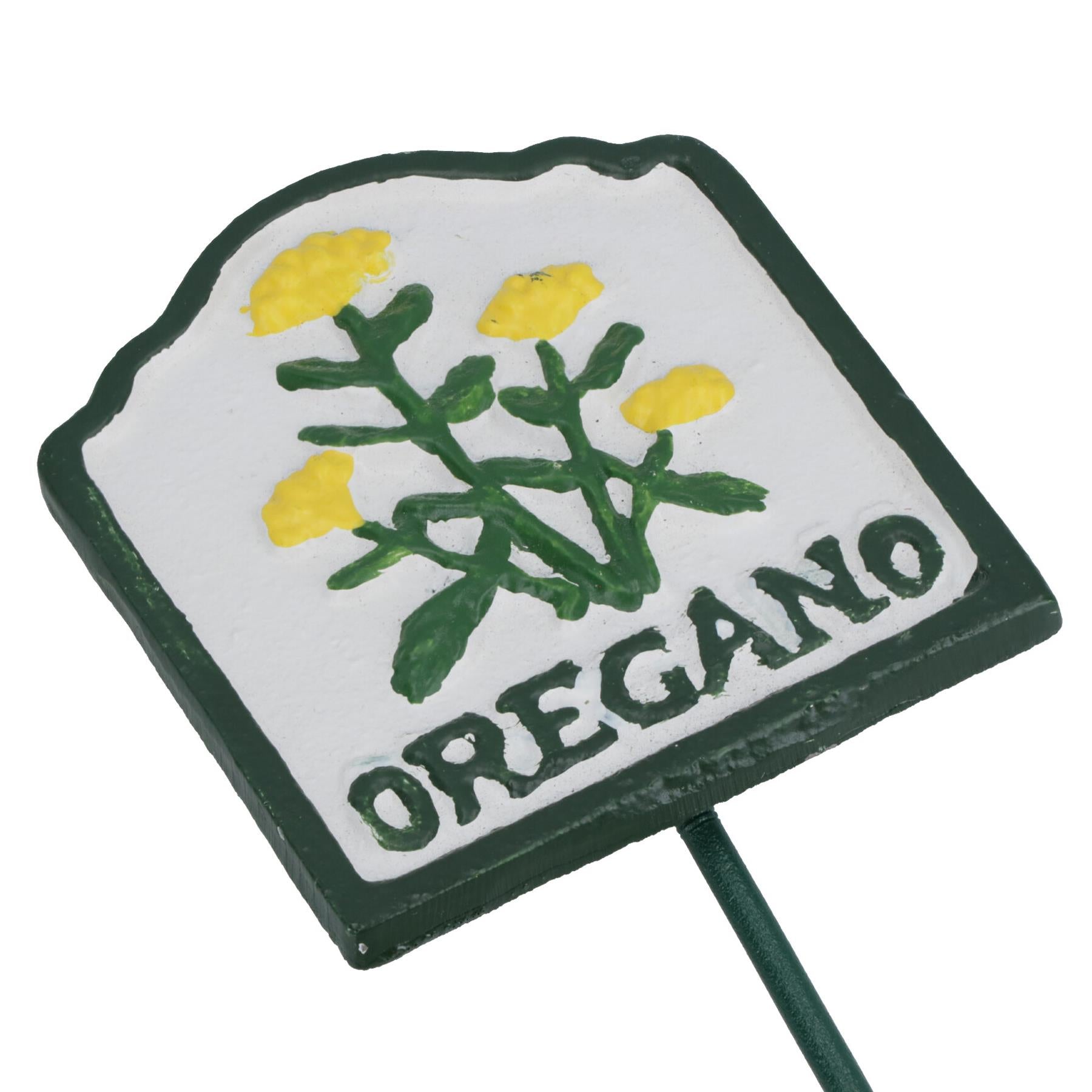 Herb Signs Markers Labels Cast Iron Plant Plaque Garden Yard Allotment