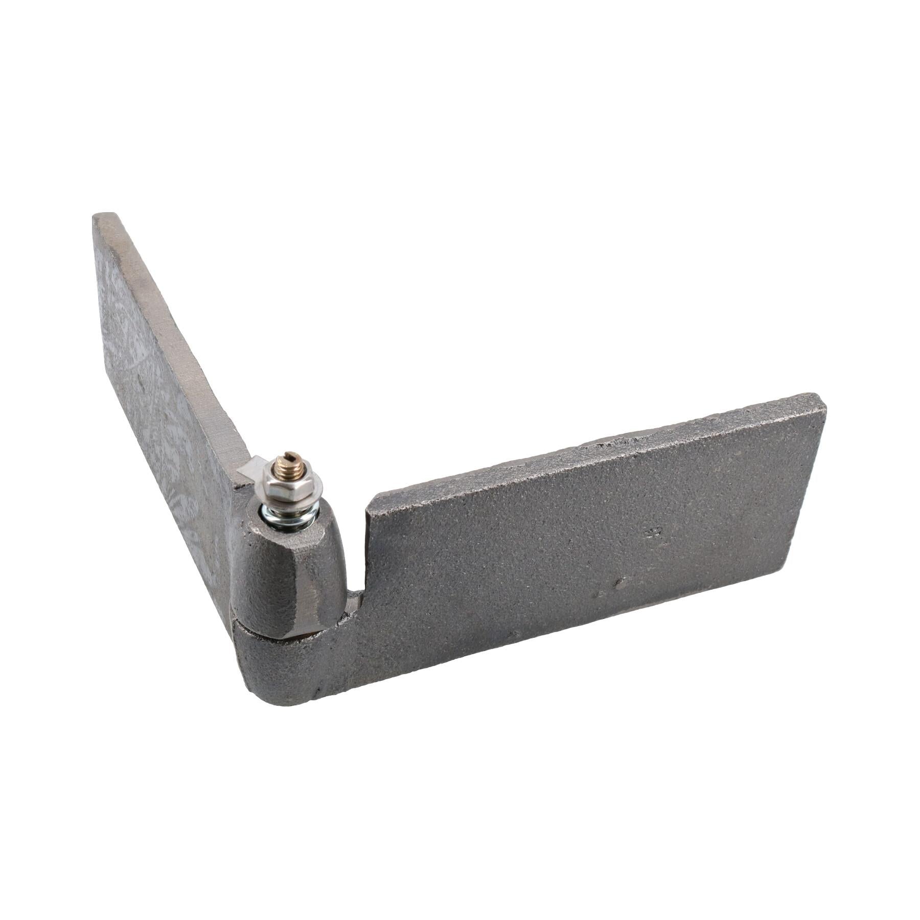 Charnière à bille à alignement automatique droite en acier à souder, robuste, industrielle, 50 x 250 mm
