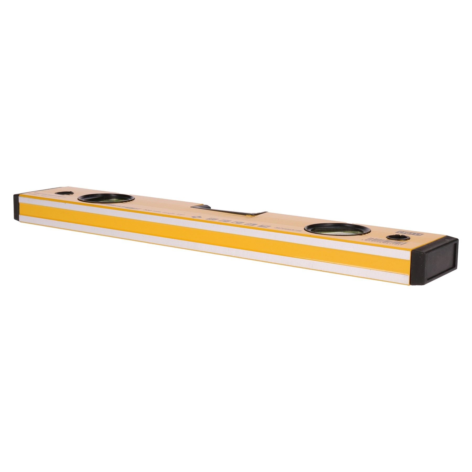 Ensemble de 2 niveaux à bulle portatifs pour échafaudages en aluminium de 12" et 24"