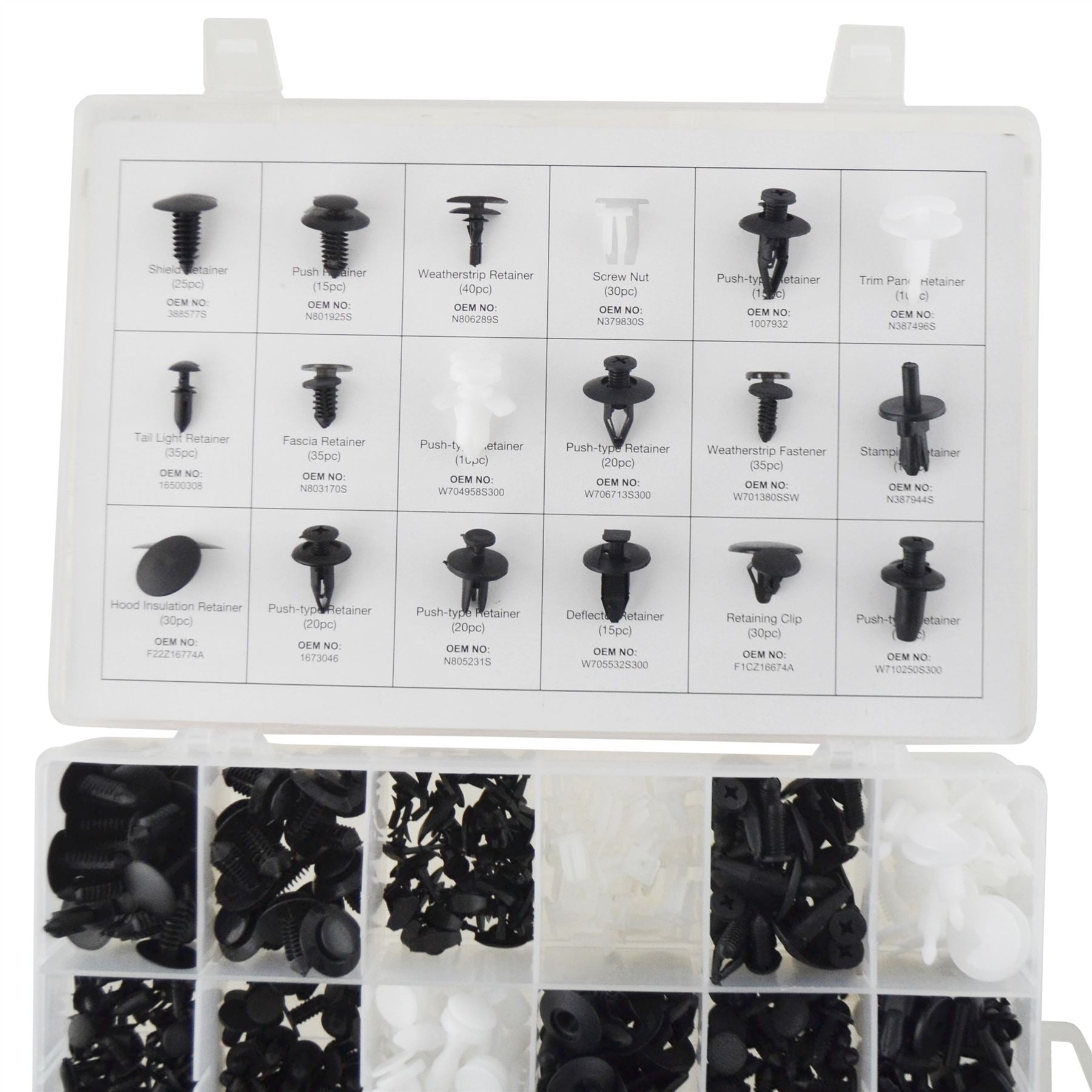 Ford Trim Clip Assortment Set Retaining Retainer Grommet Clips Fixings 415pc