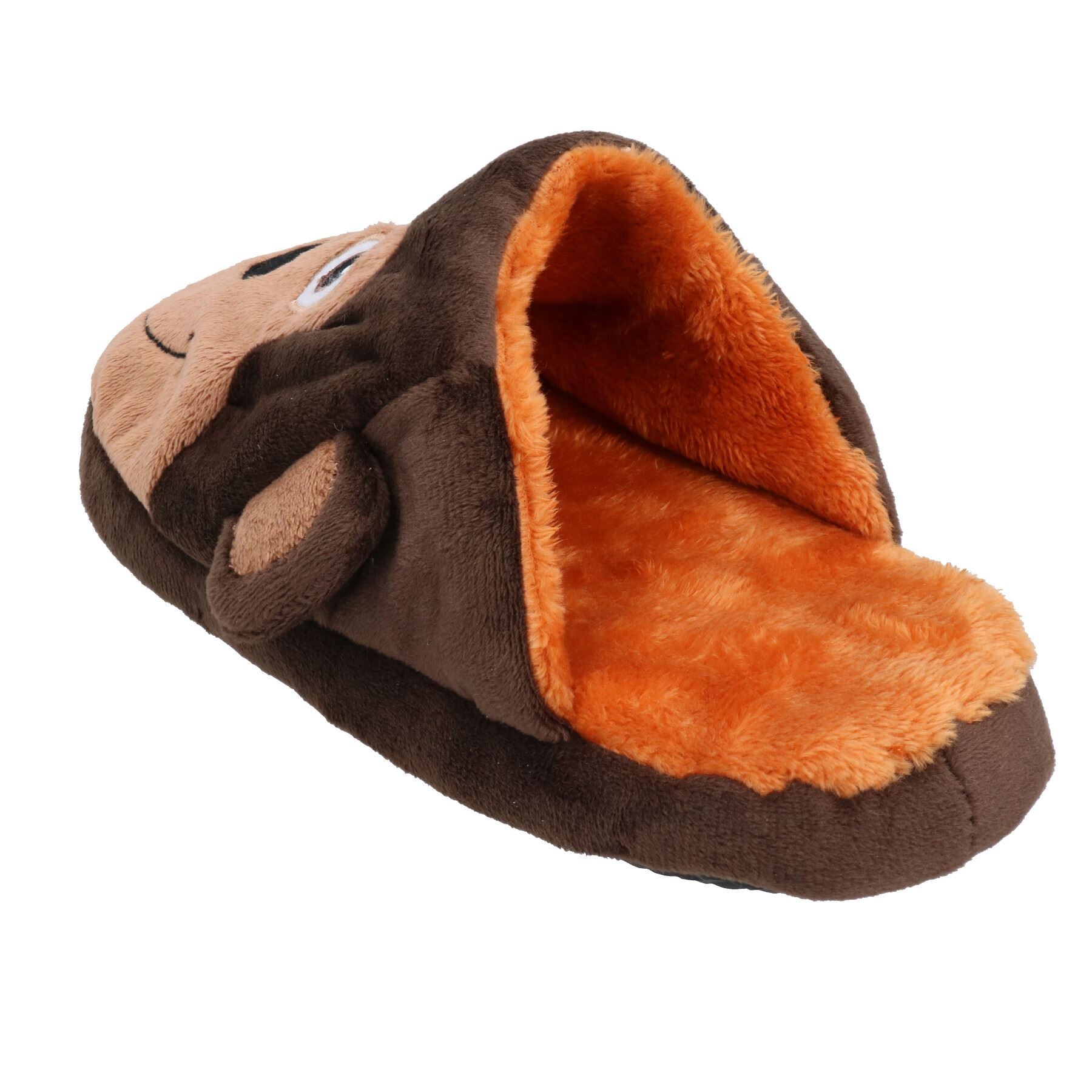 Cadeau pour chien et chiot, jouet en peluche qui couine, pantoufles de singe pour amoureux des chaussures