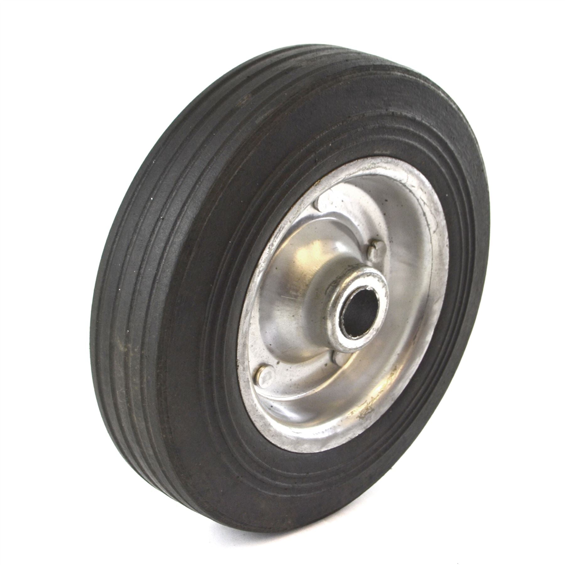 8 Zoll (200 mm) Ersatz-Stützrad aus Stahl für Anhänger, Reifen, 19 mm Bohrung, TE929