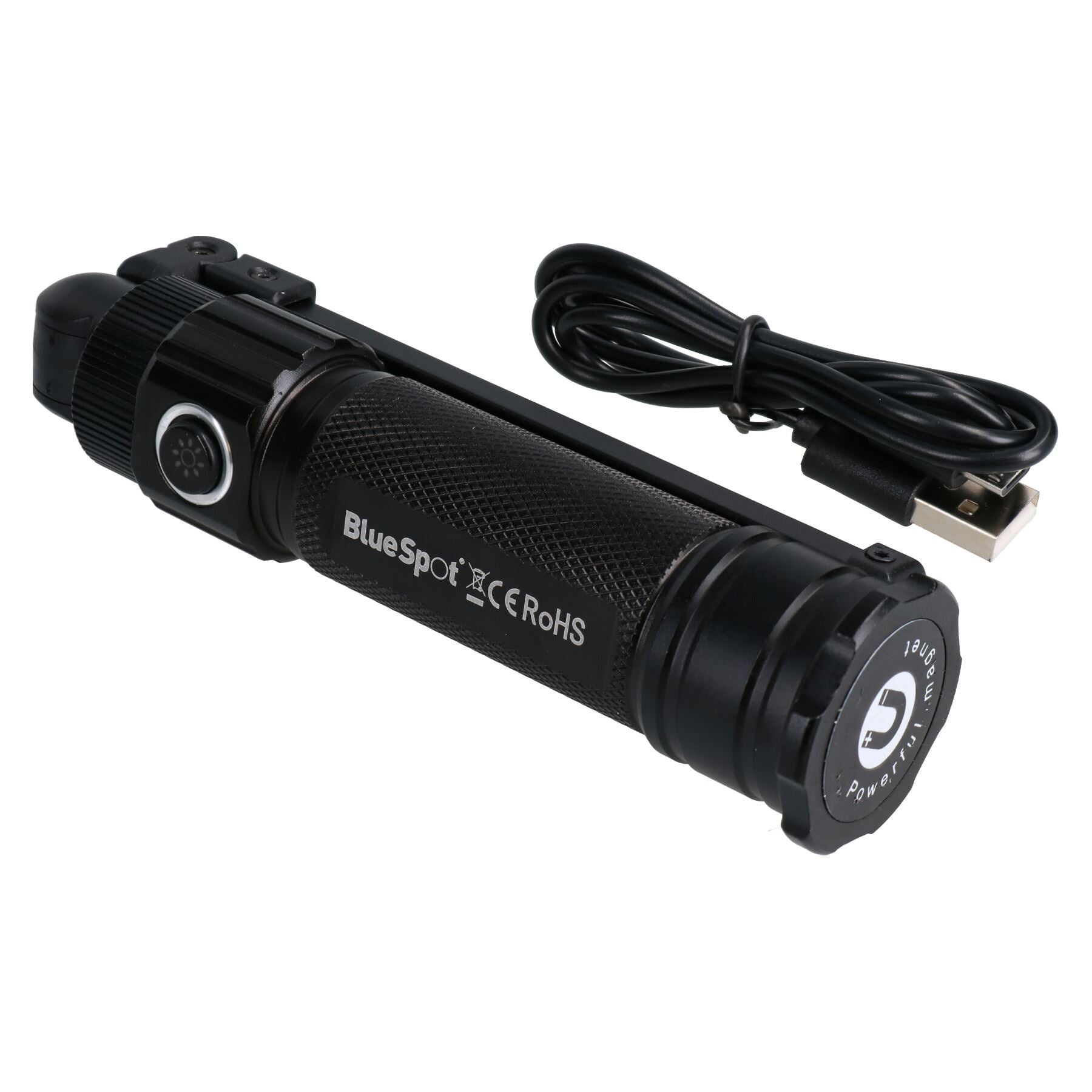 Lampe torche de travail rechargeable mince à LED COB de 5 watts avec chargeur USB à 360 degrés