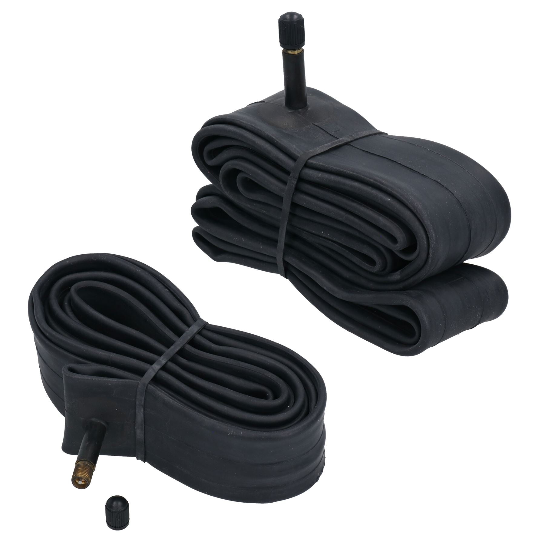 Chambre à air de vélo 26 pouces avec valve Schrader pour pneus de 1,75 à 2,125 pouces de large