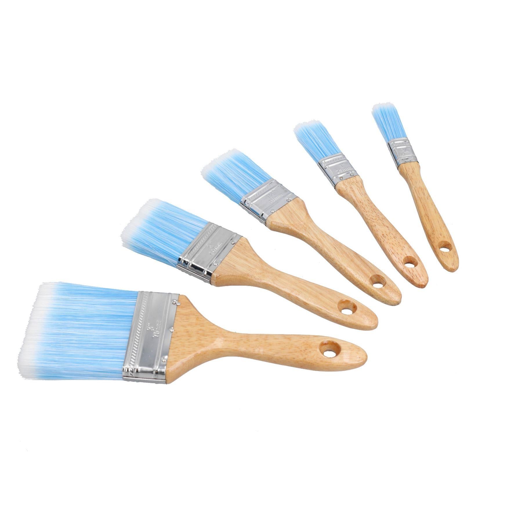 Synthetic Paint Painting Brush Set Decorating 19mm – 75mm Width Brushes