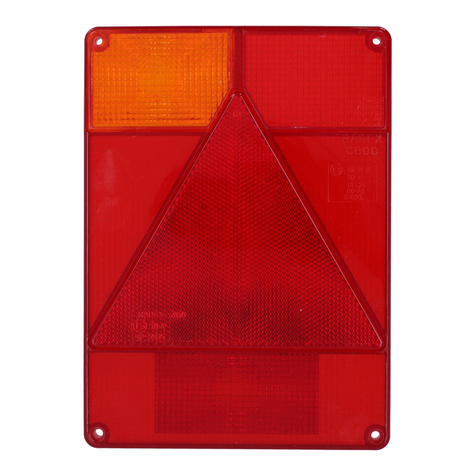 Anhängerlichtglas Radex Ersatz links für Ifor Williams & Indespension TR181