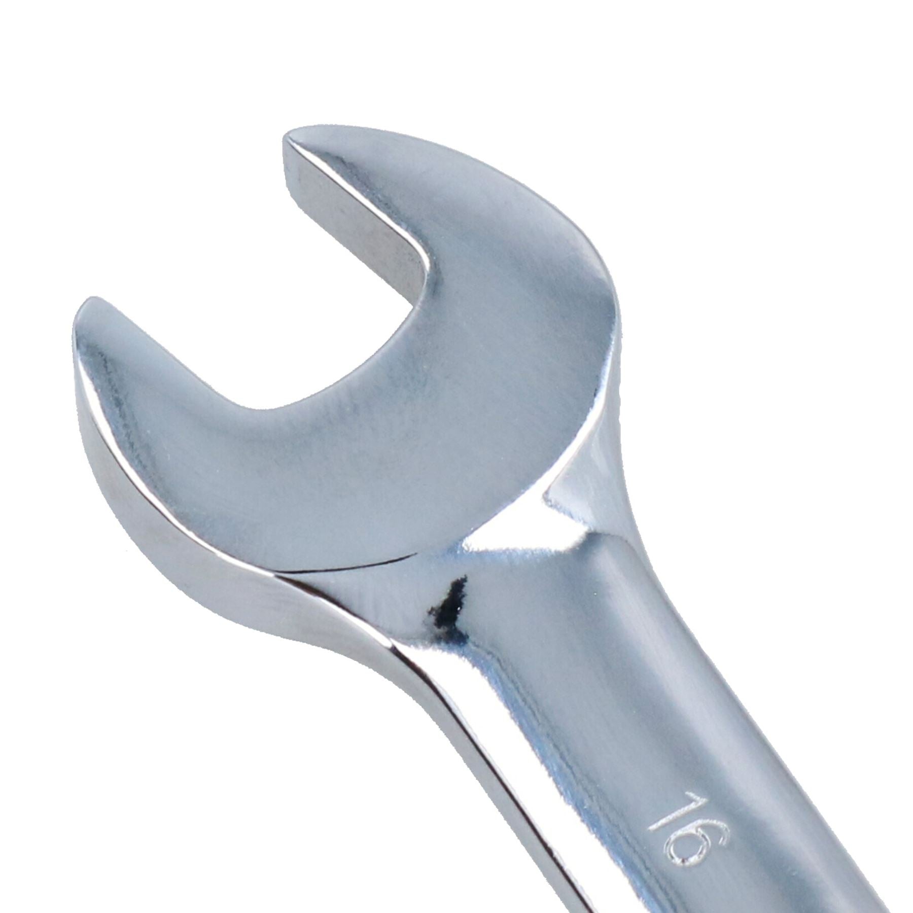 Clé mixte à cliquet réversible coudée 72 dents