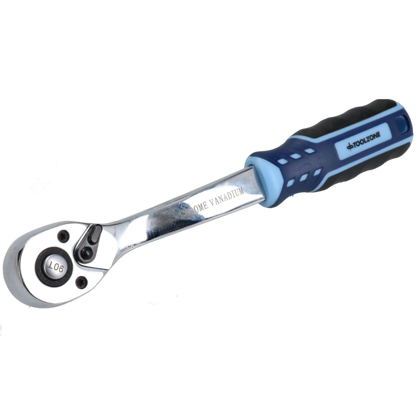Cliquet professionnel extra fin à 90 dents, entraînement 3/8", douille à dégagement rapide, poignée souple