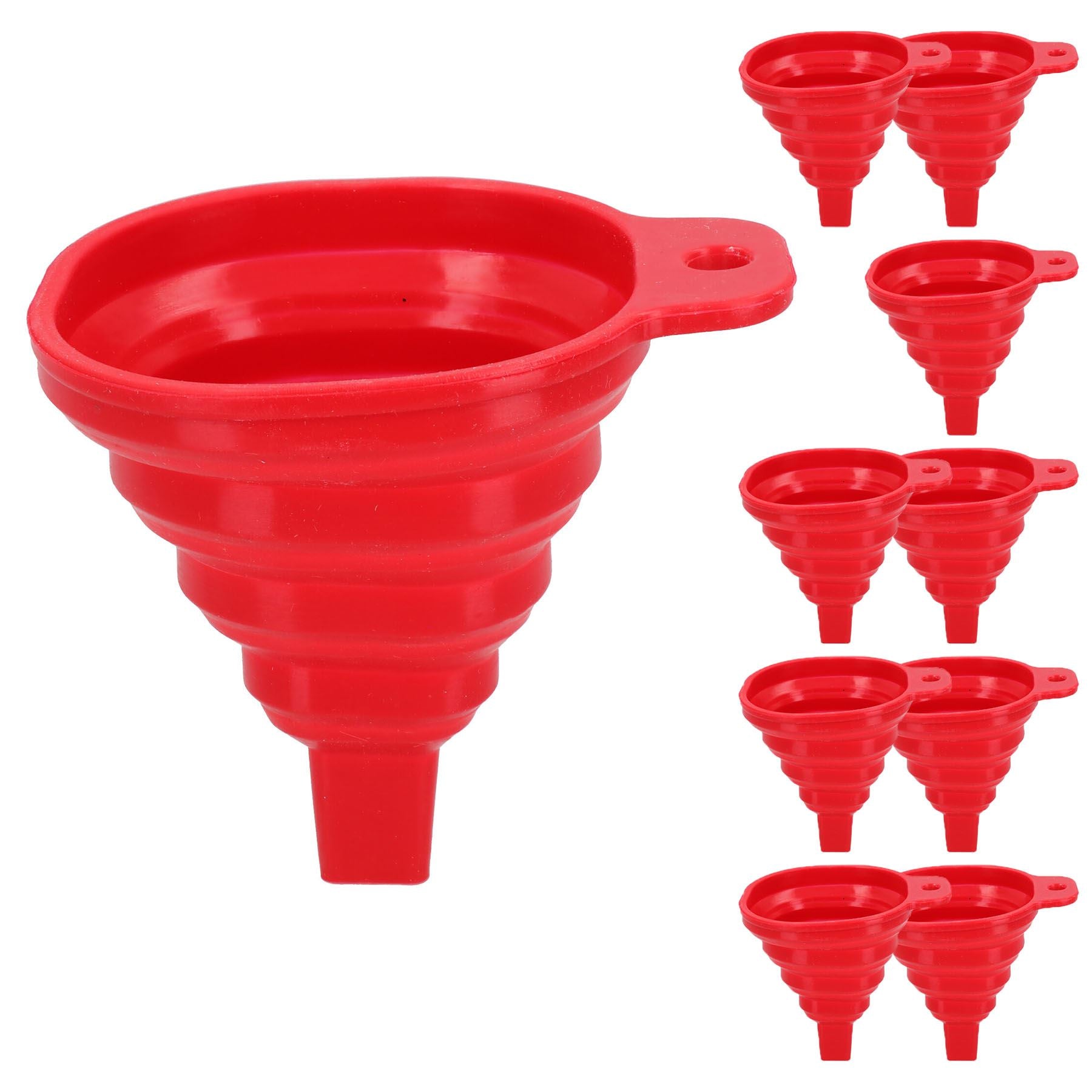 Entonnoir pliable pliable en silicone flexible mini -40c – 230c Cuisine