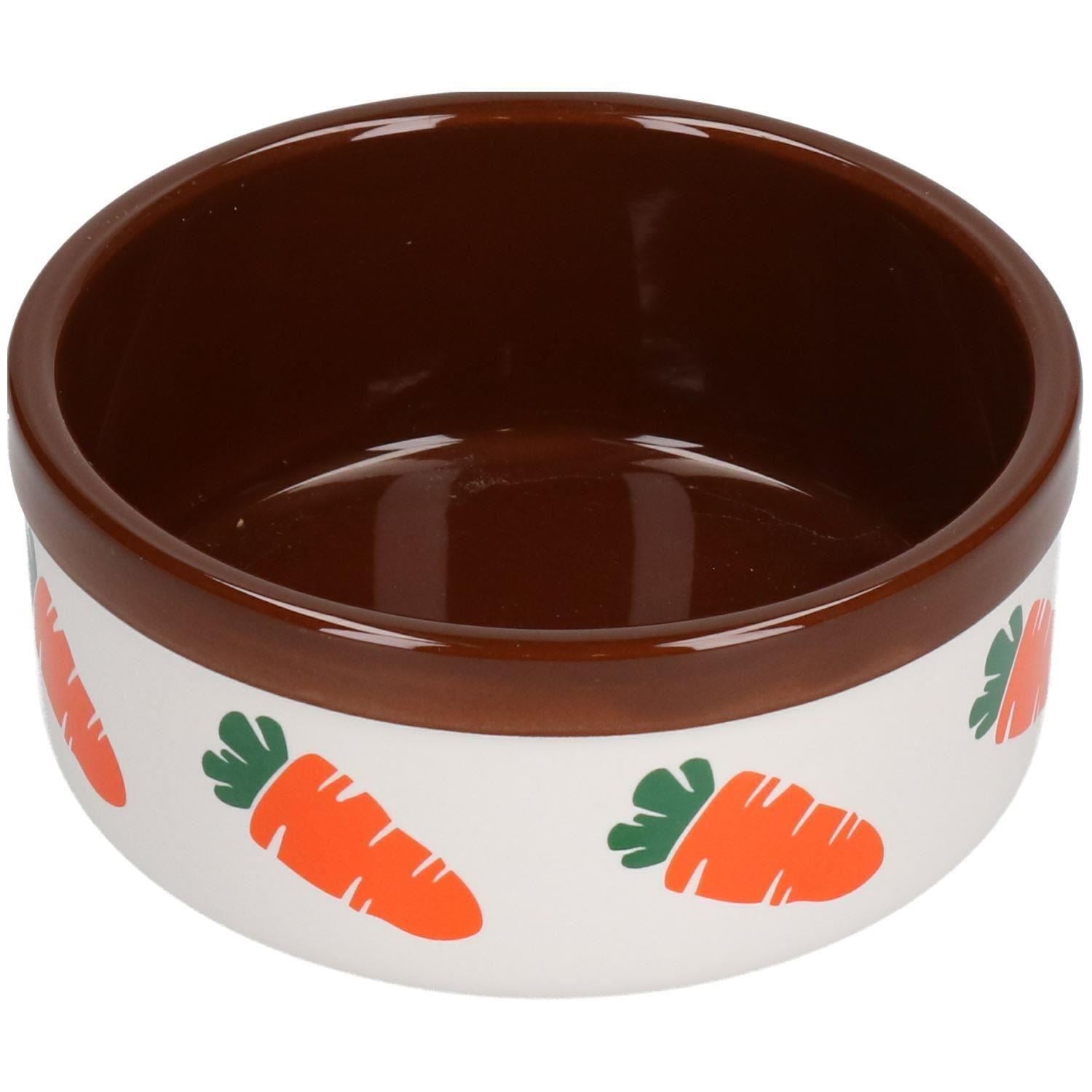 2 Stück Braune kleine Tiere 5"/12,5 cm Keramik Futter- und Wassernäpfe