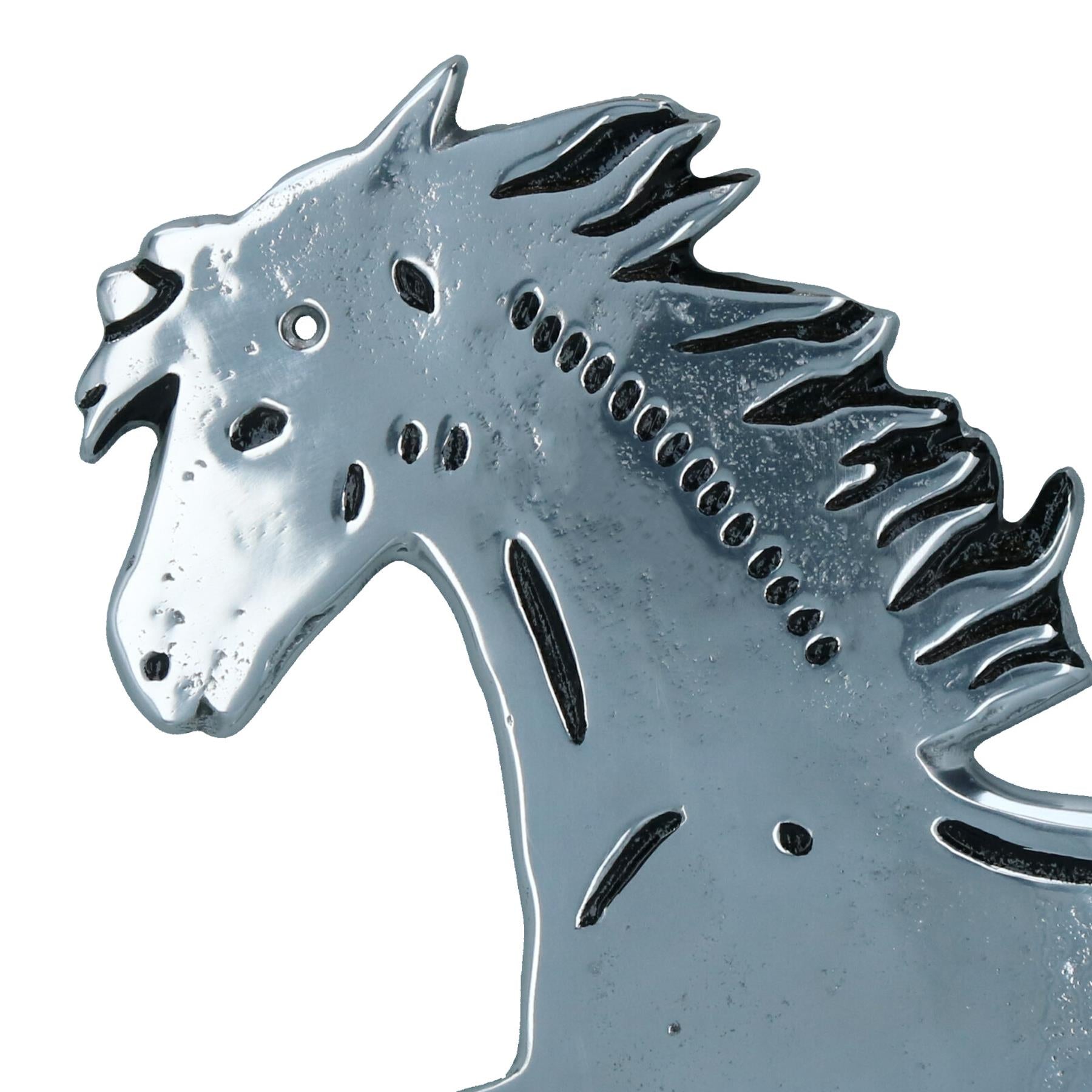 Plaque en aluminium pour cheval, porte, mur, maison, portail, jardin, écurie, ferme, cour