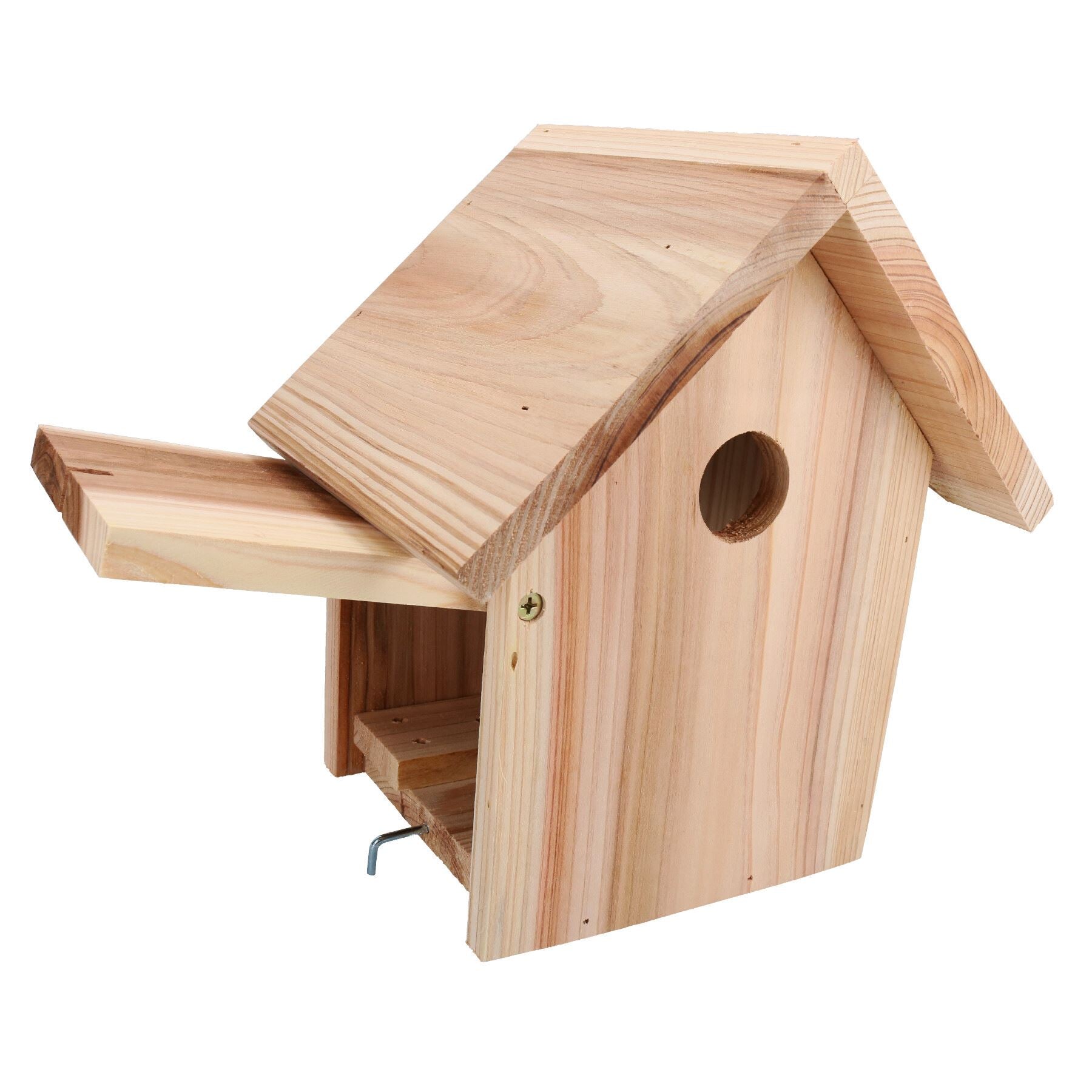 Quality Forest Nature Class Wooden Bird House Garden Nest Box Apex 32mm Hole