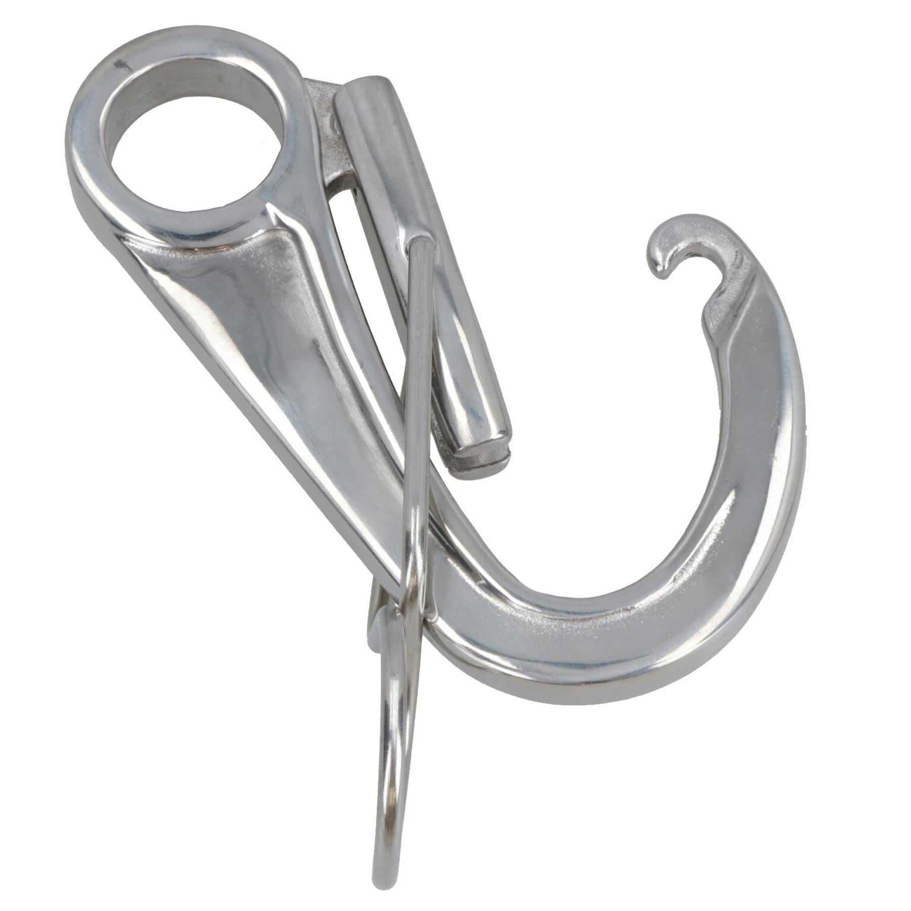 108mm Buoy Mooring Hook Carabiner Carbine Hook Snap Shackle A4 Stainless