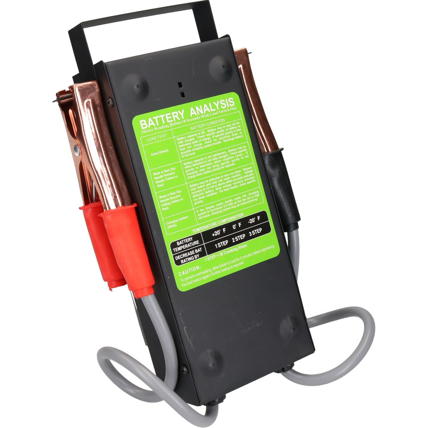 Testeur de charge de batterie de voiture 6 V/12 V 100 A Testeur de système de charge d'alternateur