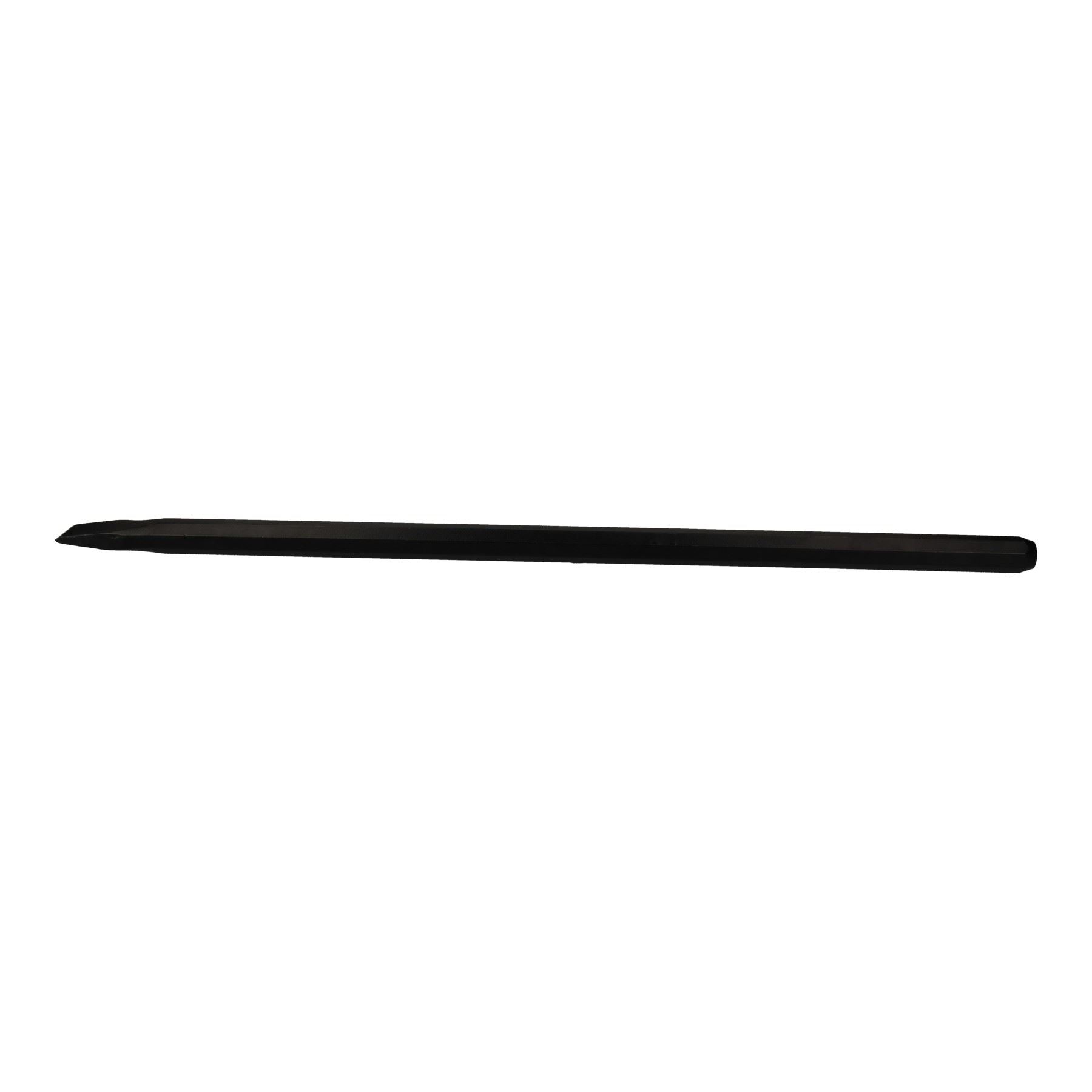 18" x 3/4" Black Cold Chisel hardened Steel Constant For Brick Stone Block Steel