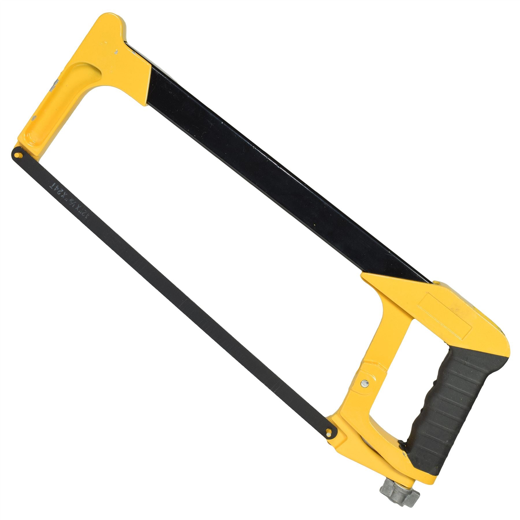 Cadre et lame de scie à métaux robuste de 12" 300 mm avec coupe-scie 24 TPI