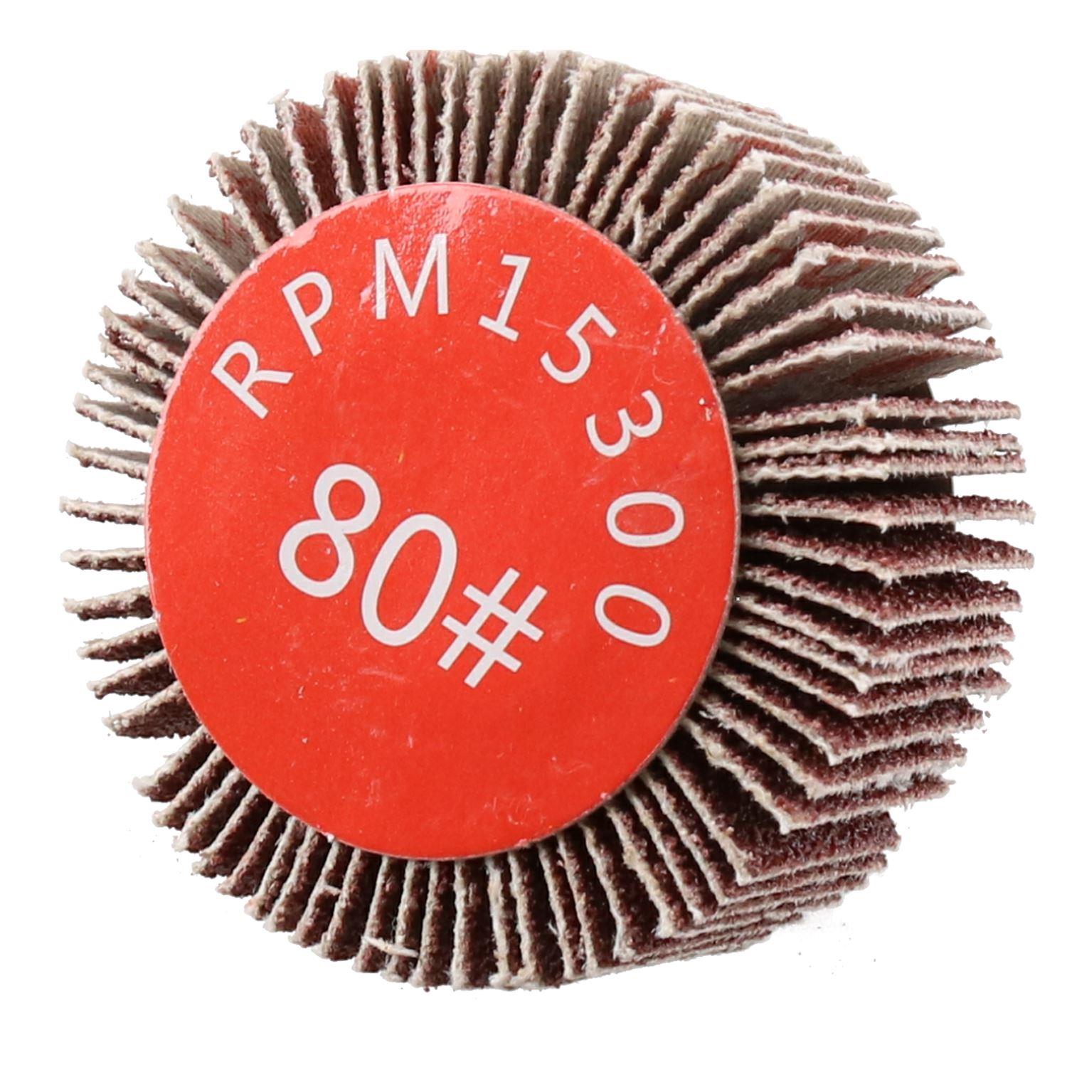 50mm 80 Grit Flap Rad Disc Schleif Schleifen Pad Farbe Rost Entferner