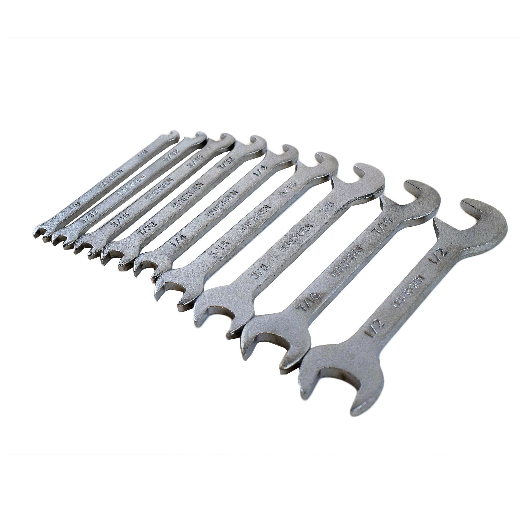Mini Spanner Wrench Set Imperial SAE 9pc 1/8" - 1/2" Model Engineering Hobby