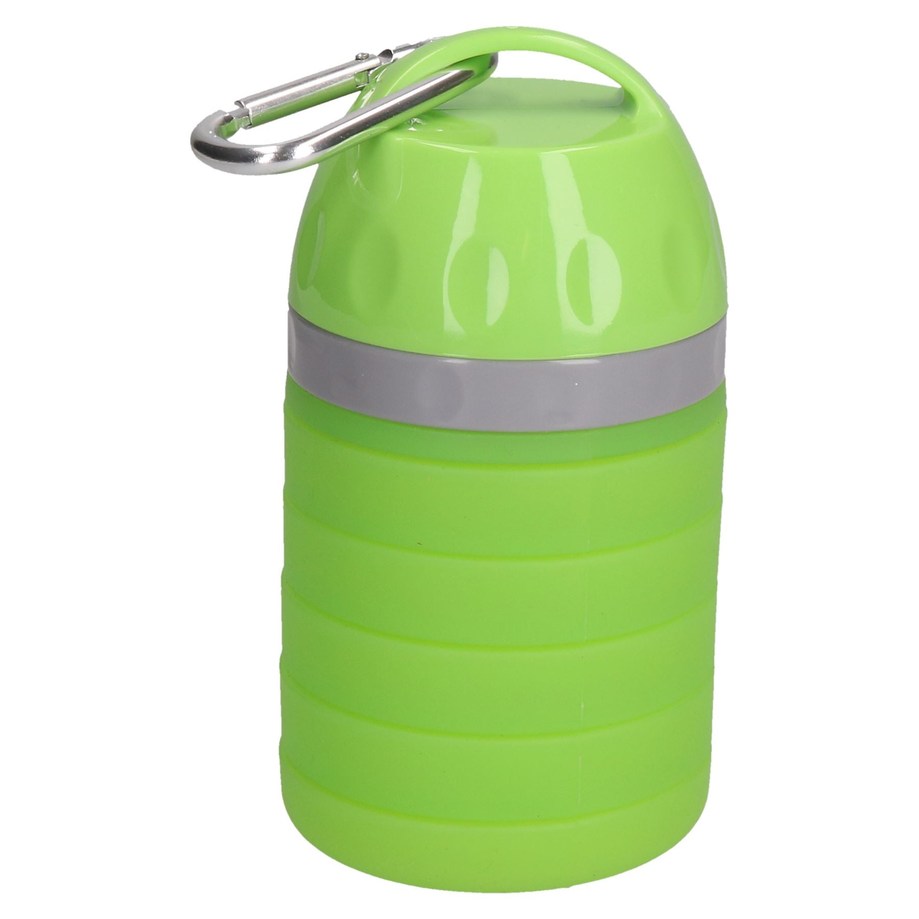 Pet Dog Collapsible Portable Water Bottle -  Outdoor Dog Travel Bottle (Green)