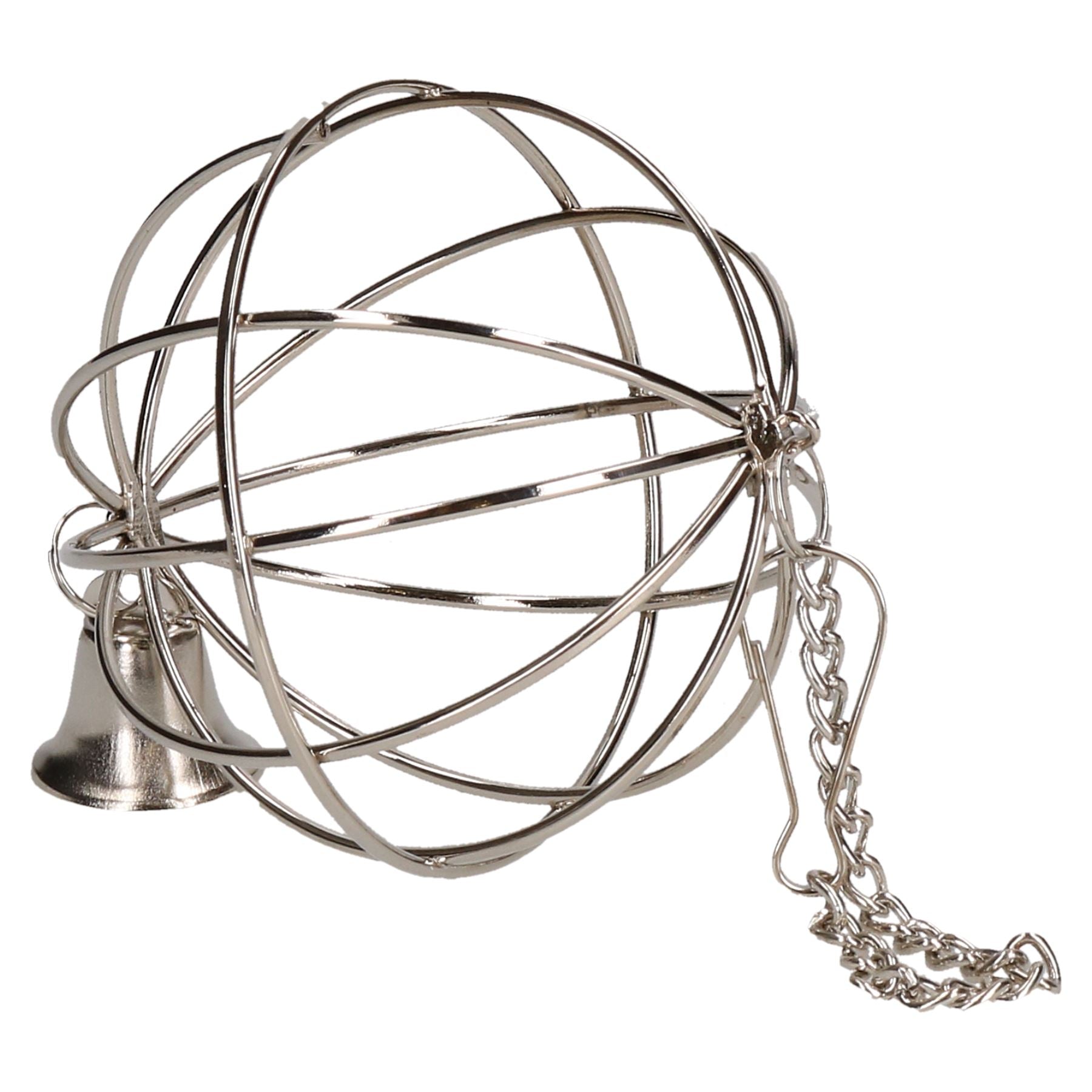 Boule à friandises suspendue pour petits animaux, lapin, cochon d'Inde, fruits, herbe, foin, avec cloche