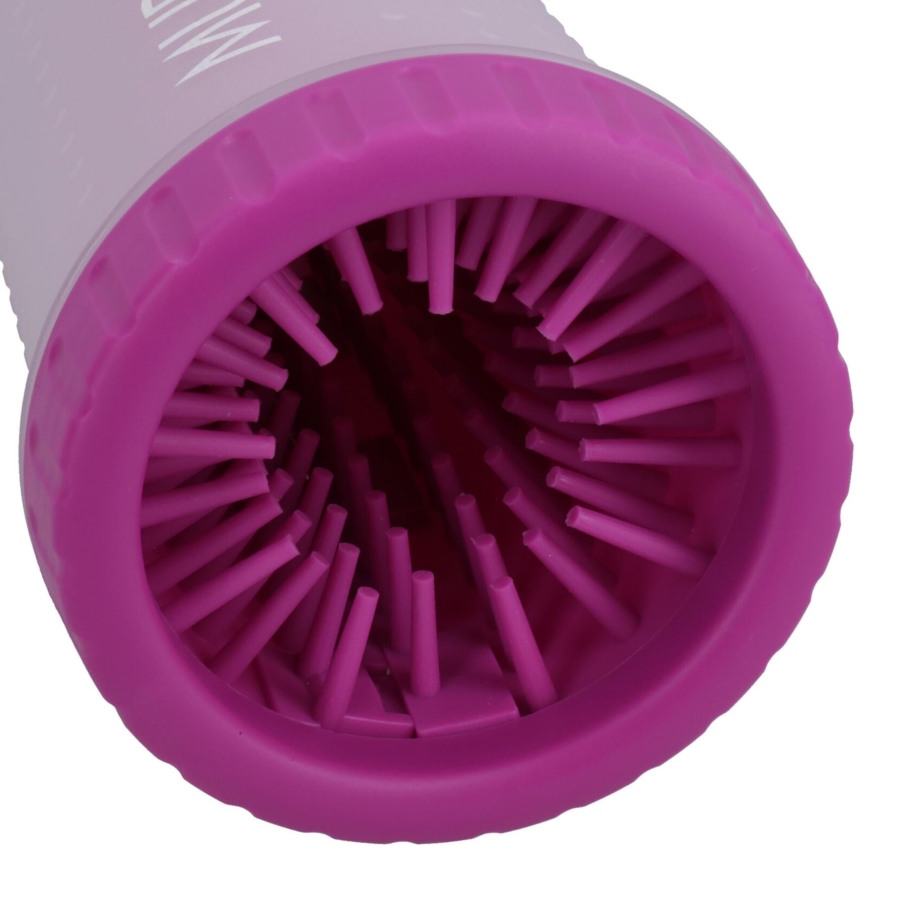 Großer, tragbarer MudBuster-Pfotenreiniger für Hunde in Fuchsia, schlammiger Hundepfotenreiniger
