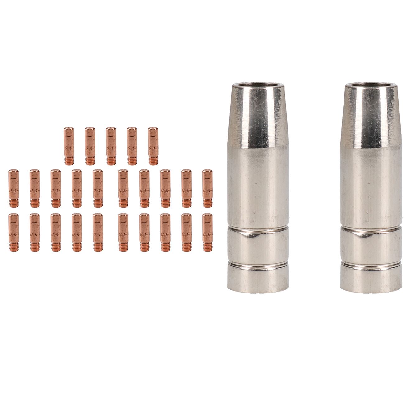 Cebora 130 & 110 / Snap On 130 2 x carénage / buse et embouts de soudage