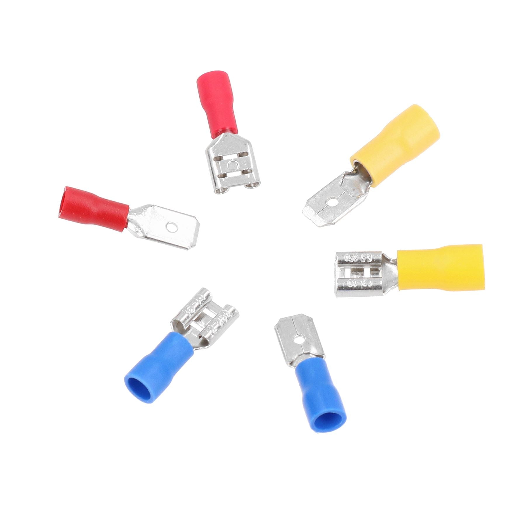 Male Female Electrical Cable Wire Spade Terminals Crimps Connectors