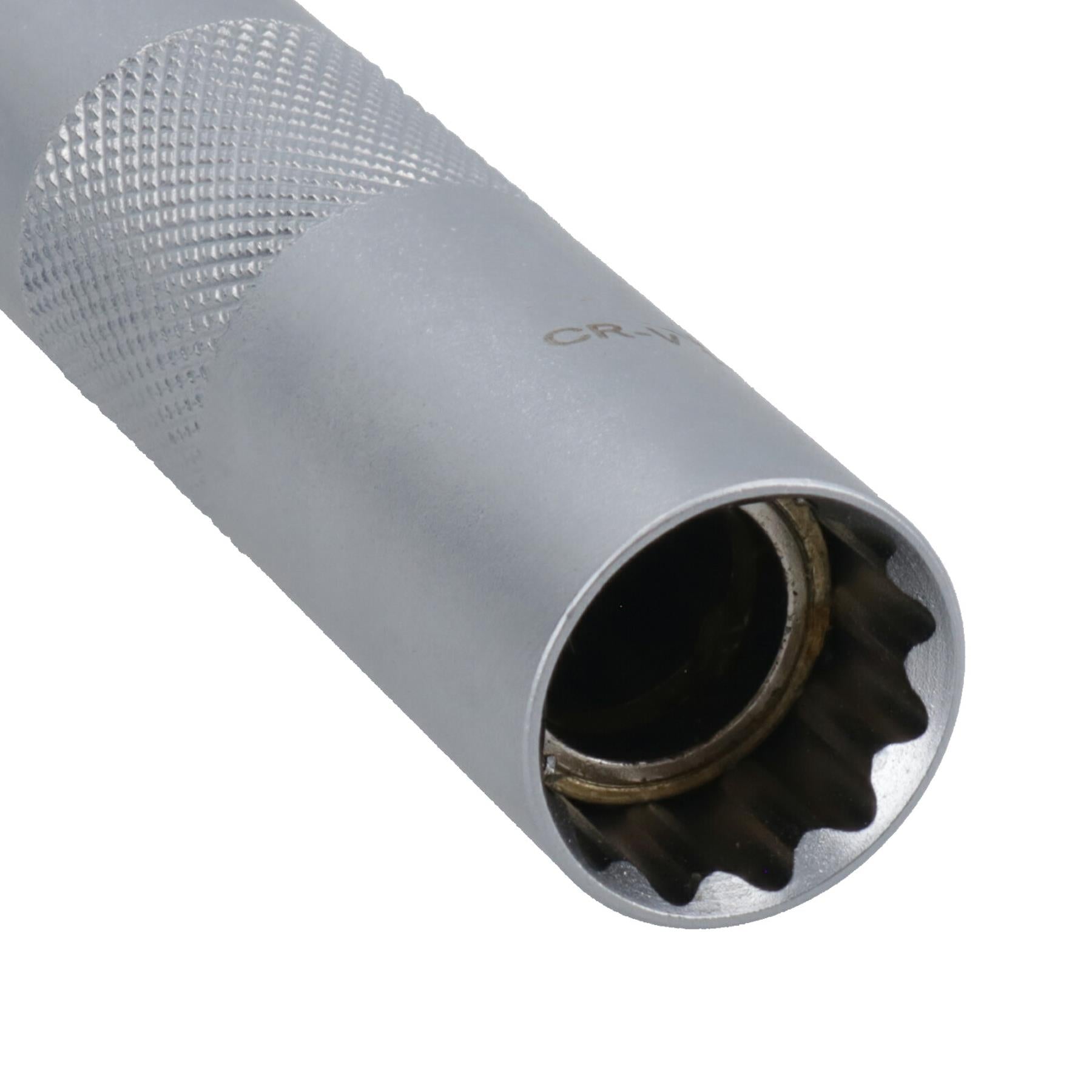 Douille de bougie d'allumage extra longue de 14 mm avec joint universel, paroi mince, entraînement 3/8 po