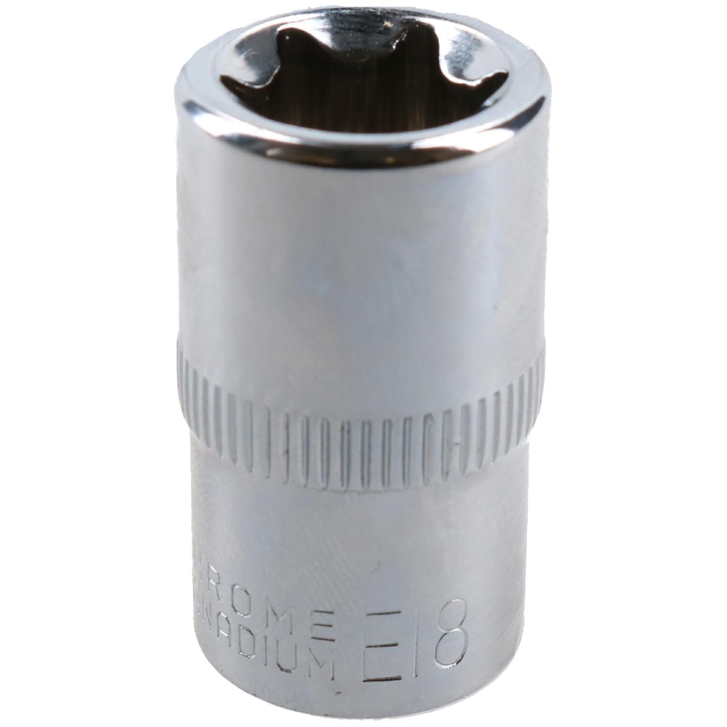 Female Torx Socket Star Bit Standard External Chrome Vanadium