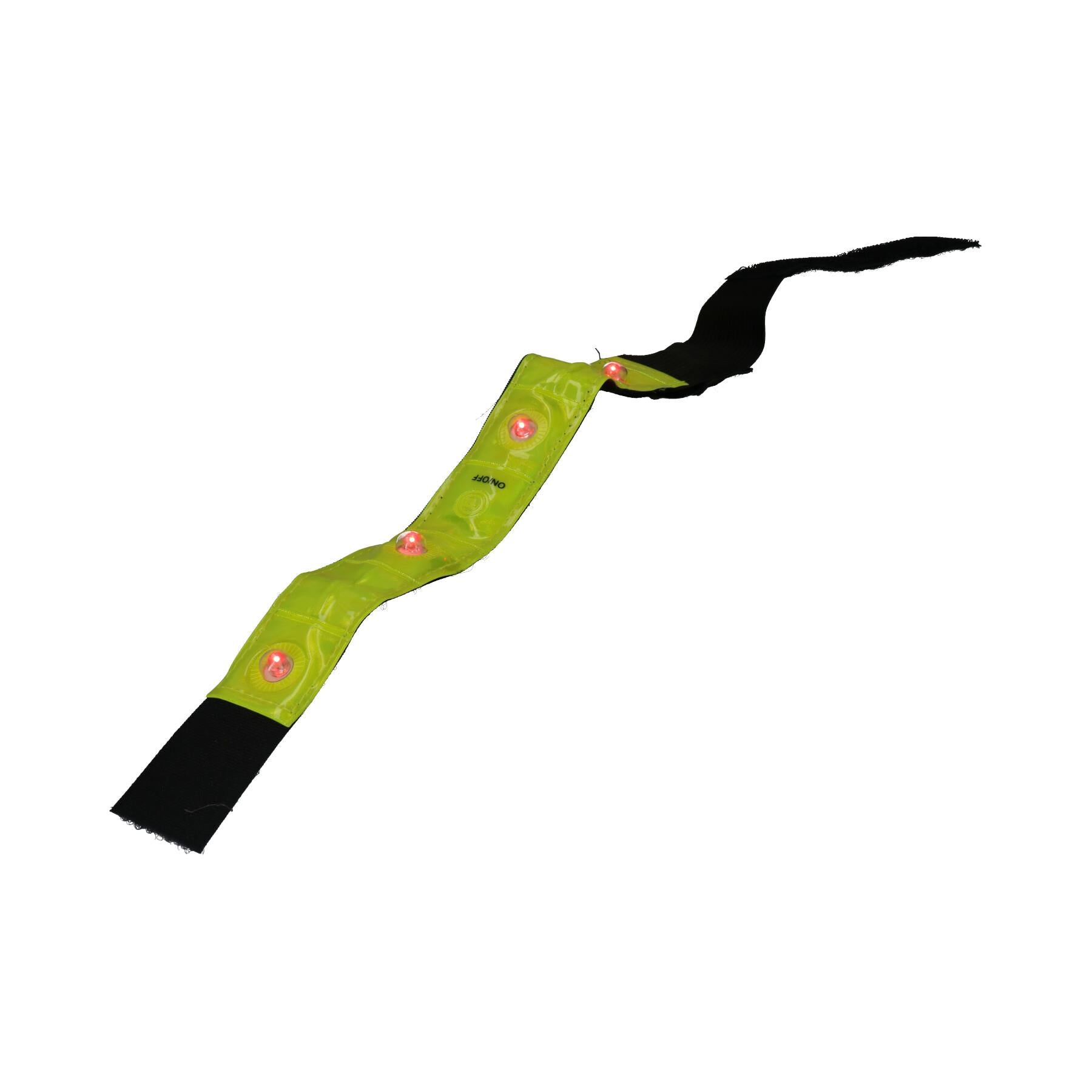 Helles Armband mit 4 roten LED-Leuchten, reflektierender Knöchelriemen für Pendlerfahrräder