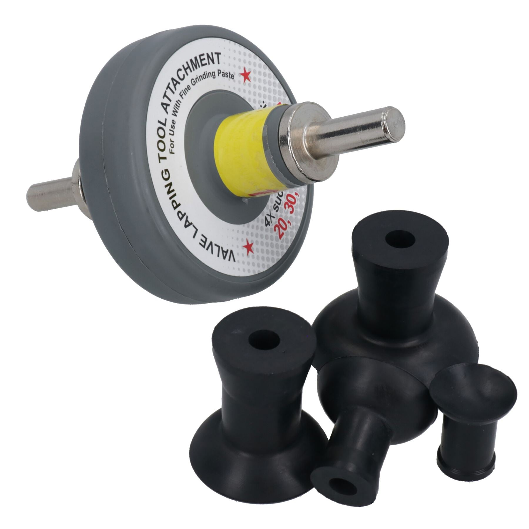 Outil de rodage de soupape à tige + plaques d'aspiration 20 mm – 45 mm
