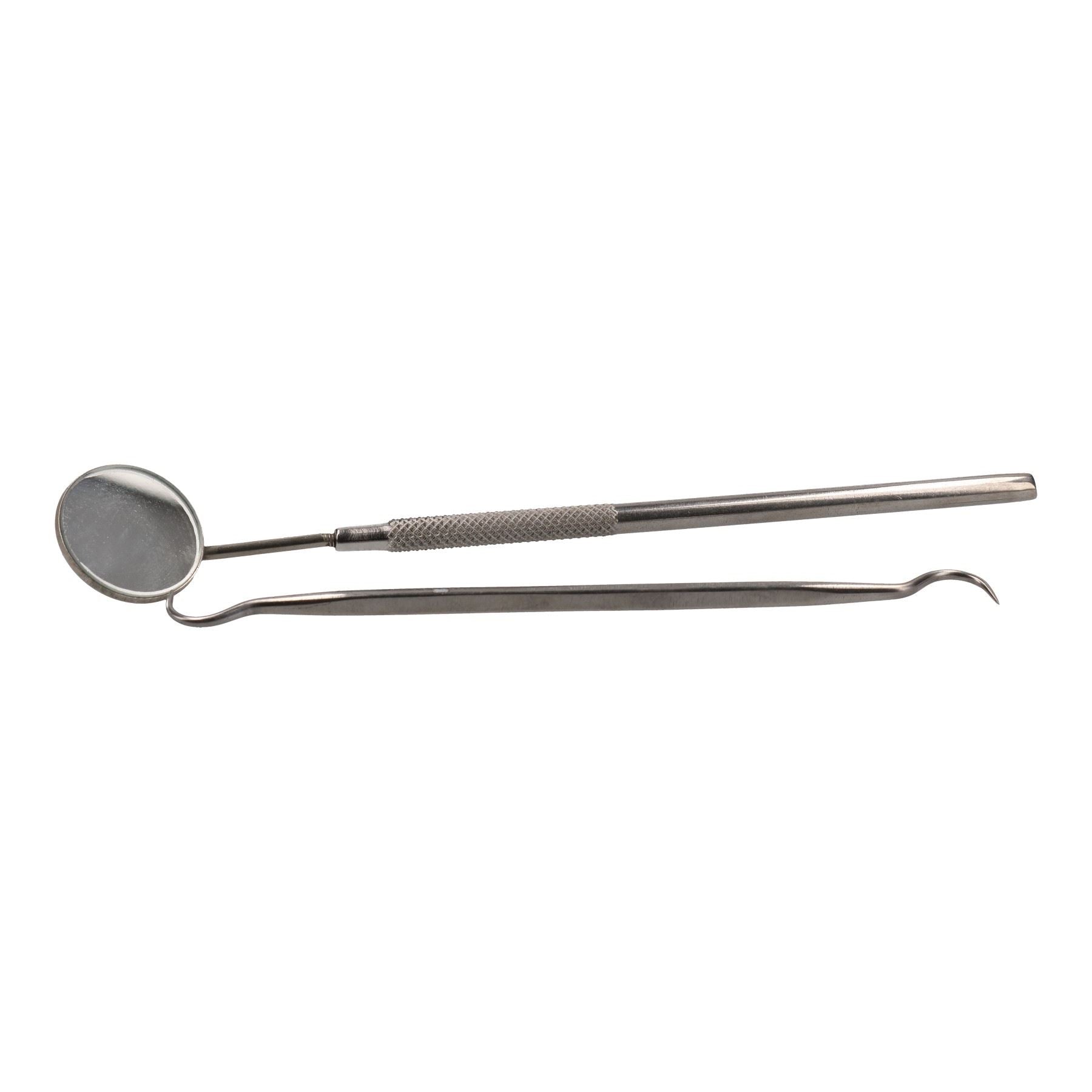 2pc Hobby Spiegel & Doppel Ended Pick Dental Zahnarzt Handwerk Hobby Modell Stahl