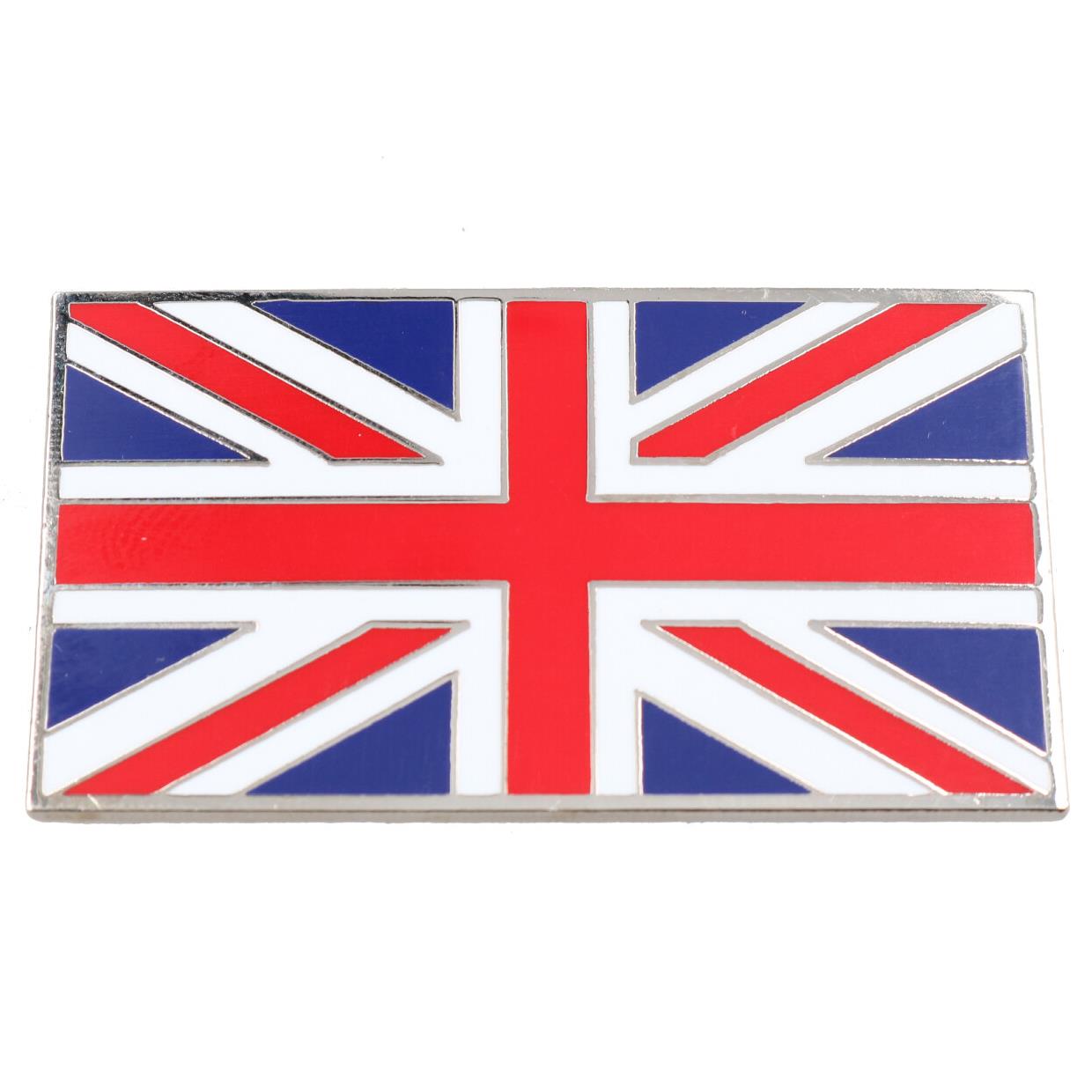 Badge autocollant émaillé en métal avec drapeau Union Jack, emblème classique de voiture GB