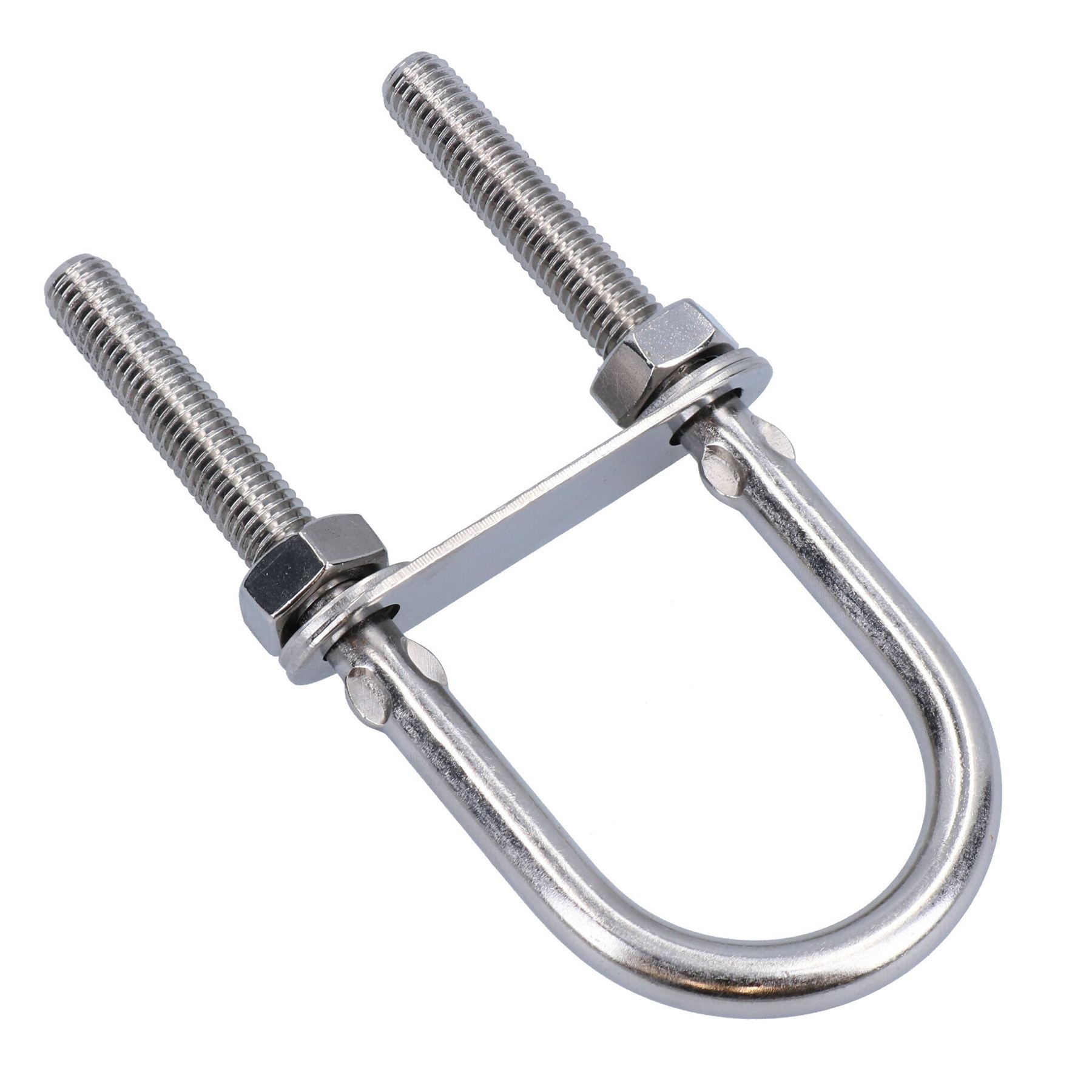 Boulons en U / Boulons en N M12 50 mm x 140 mm en acier inoxydable de qualité marine pour remorque de bateau