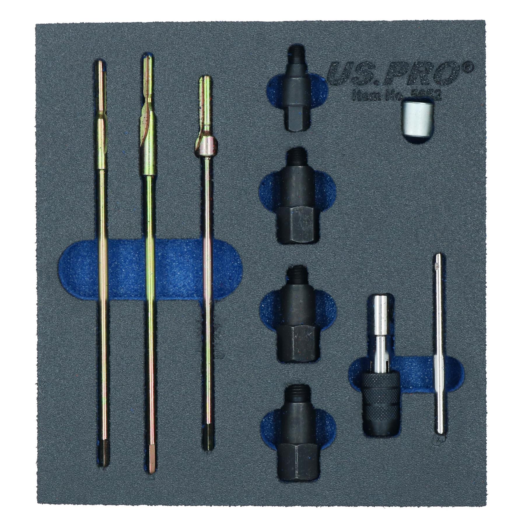 Glow Plug Reamer Cleaner Set M8 M10 and M12 for Cleaning Shafts and Seats