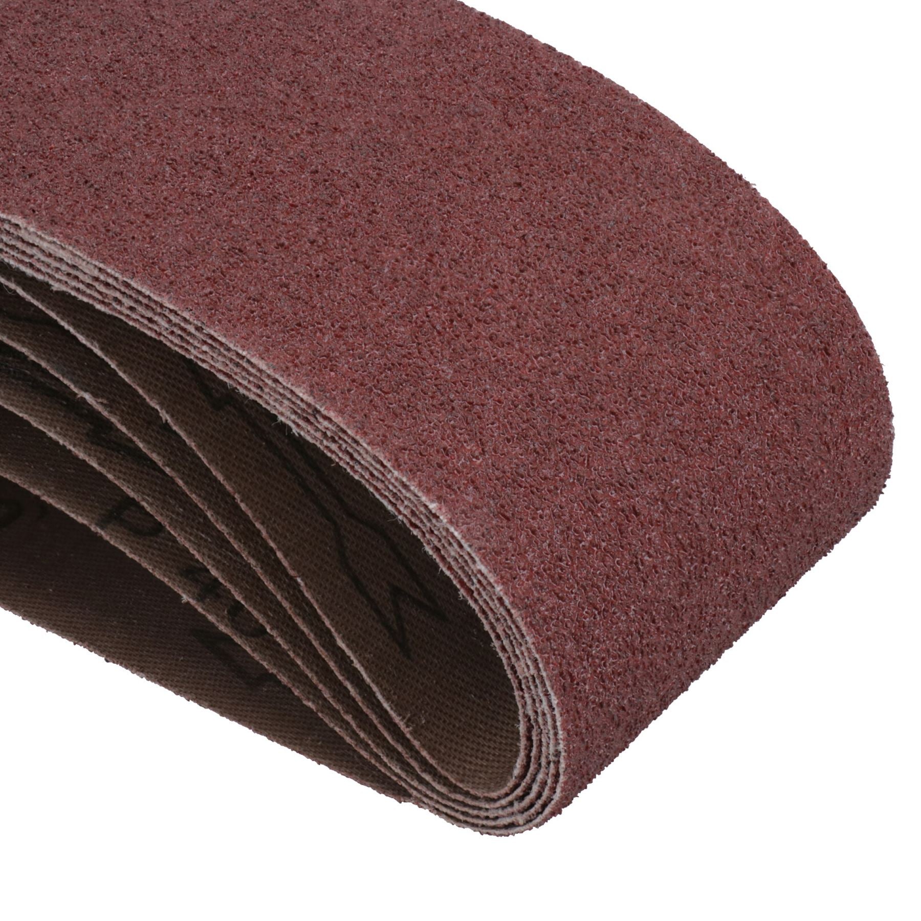 Disques abrasifs pour ponceuse à bande, grain mixte 40, 60, 80, 120, 75 mm x 457 mm
