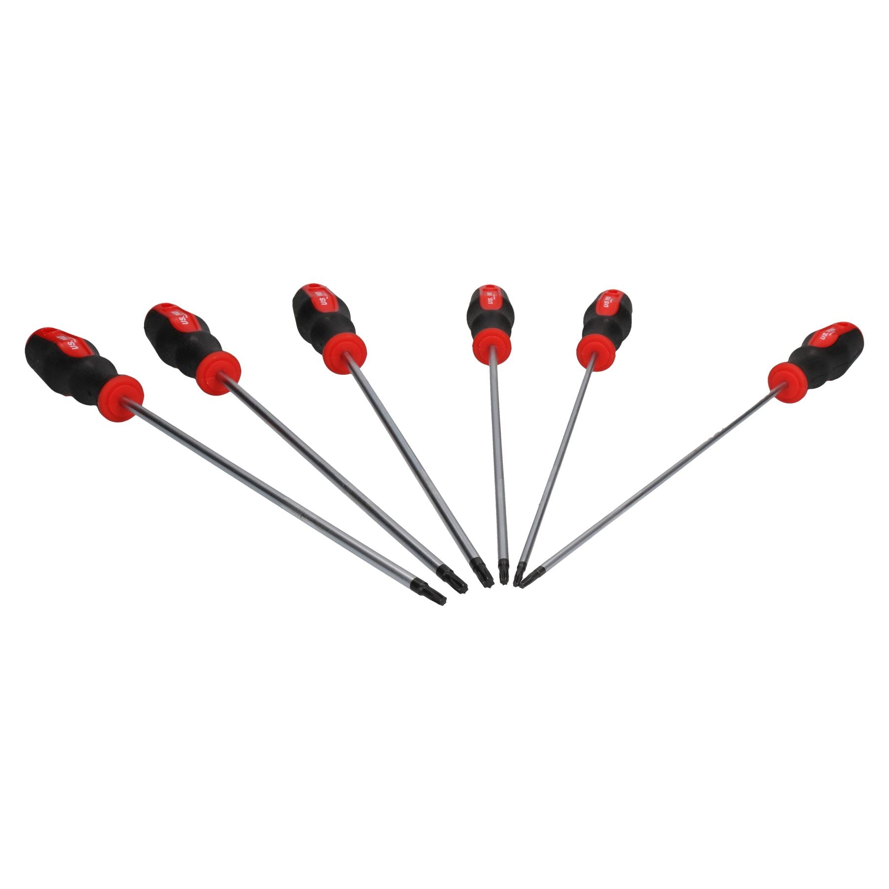 Jeu de 6 tournevis Torx extra longs T10 - T30 par USPro Tools AT387