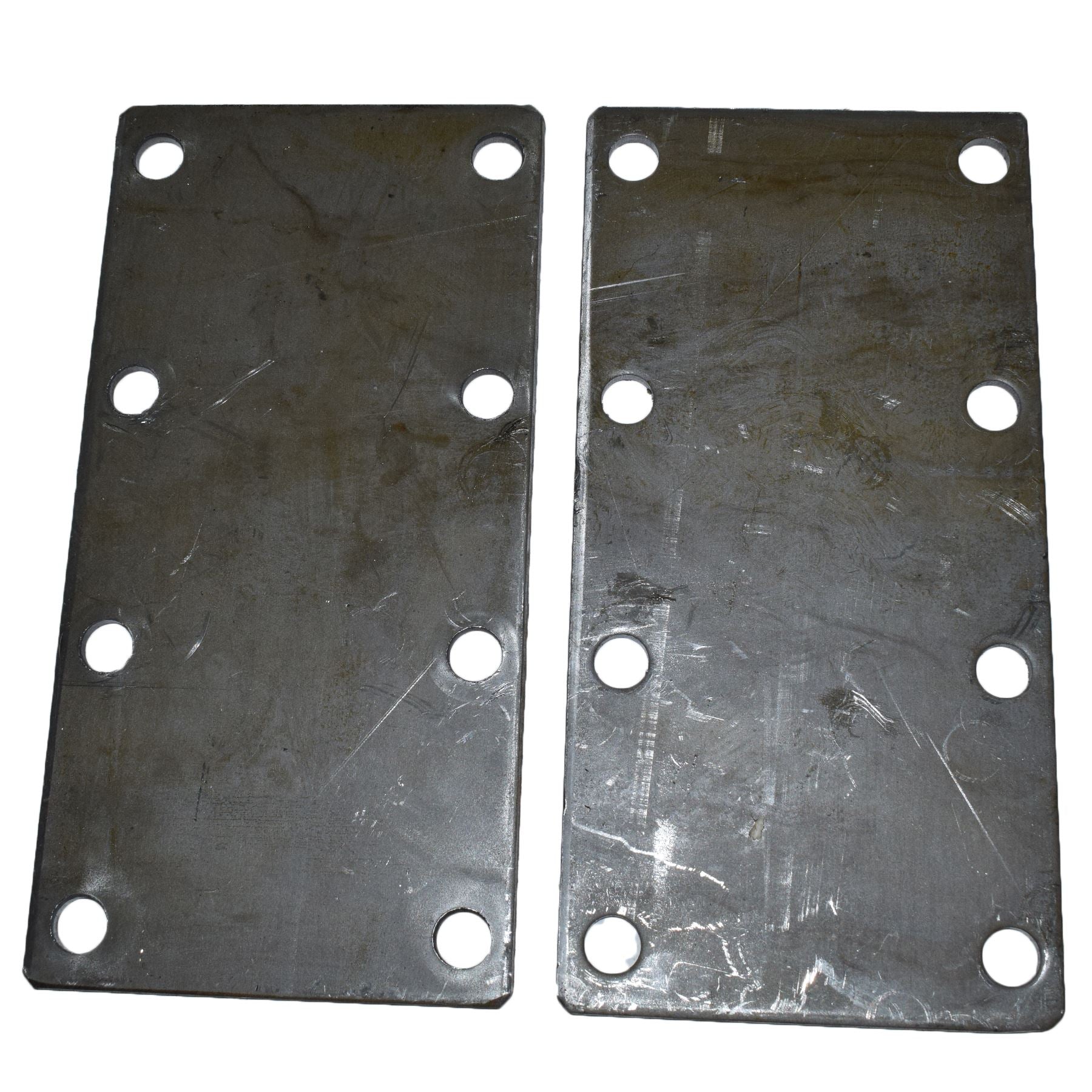 750KG Mounting Plate (Pair) 8 Hole Suspension Unit Welding Weld On Plate