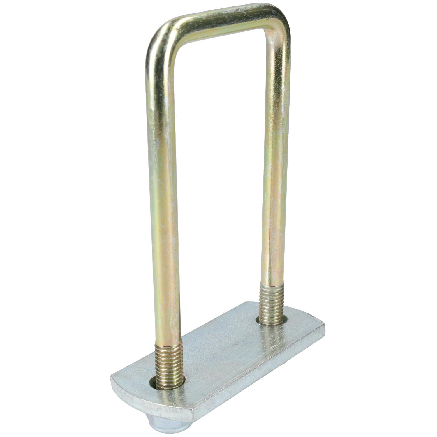 4er-Pack M10 50 mm x 130 mm U-Bolzen N-Bolzen mit Platten und Muttern HOCHZUG