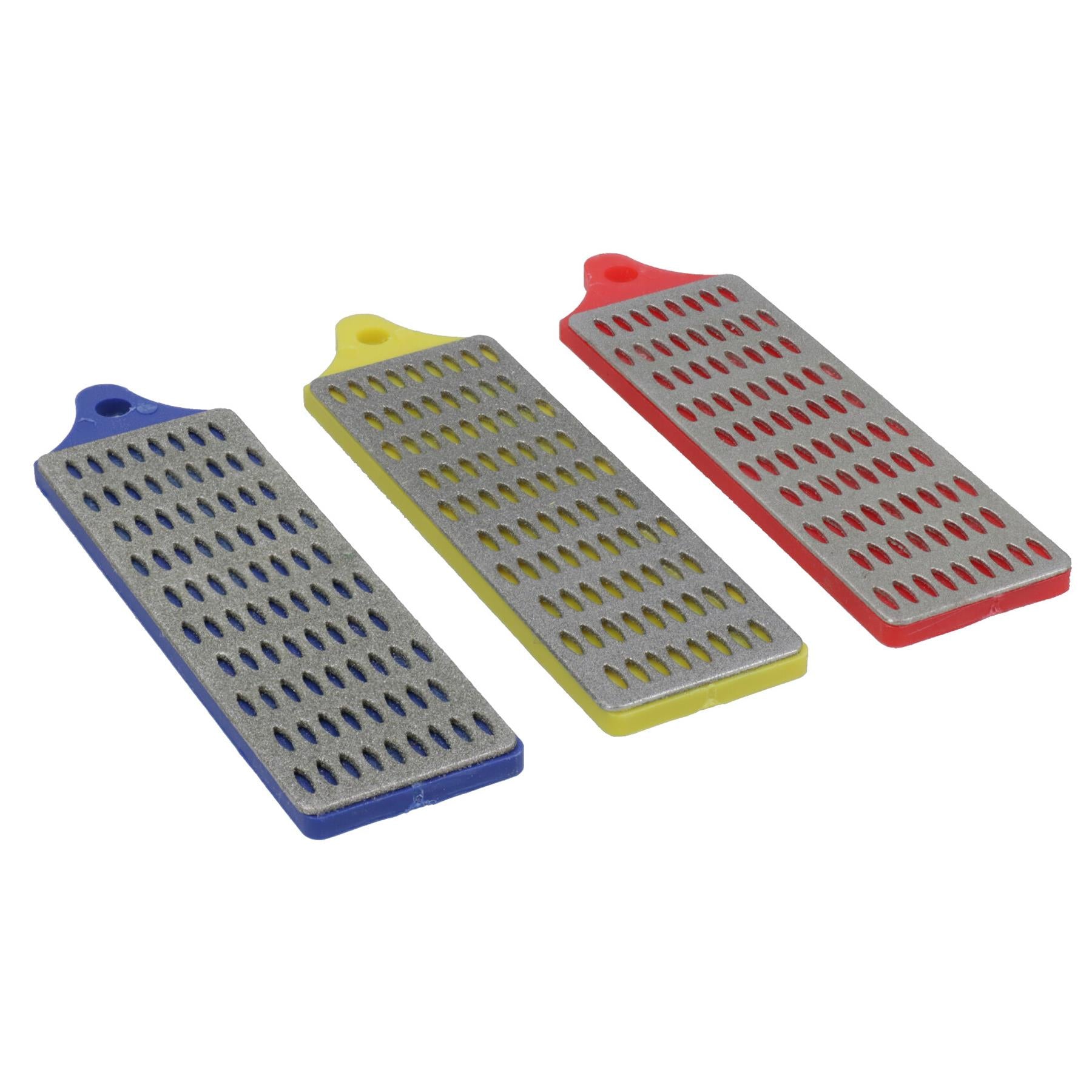 3-teiliger Diamant-Schleifstein, grob, mittel, fein, Messer-Schleifstein TE116